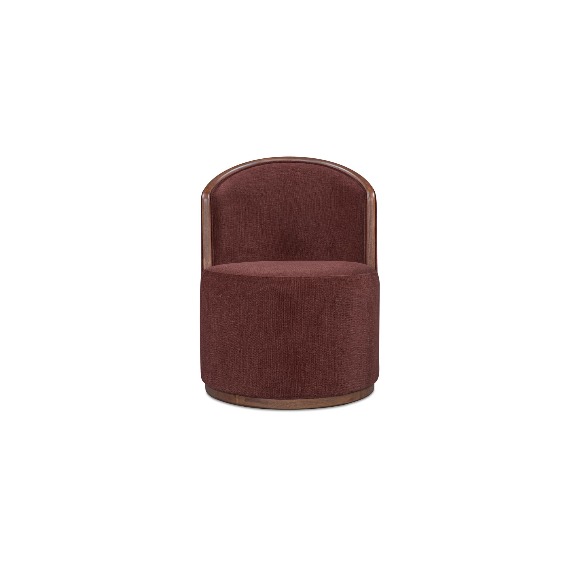Rossi Swivel Dining Chair Berry