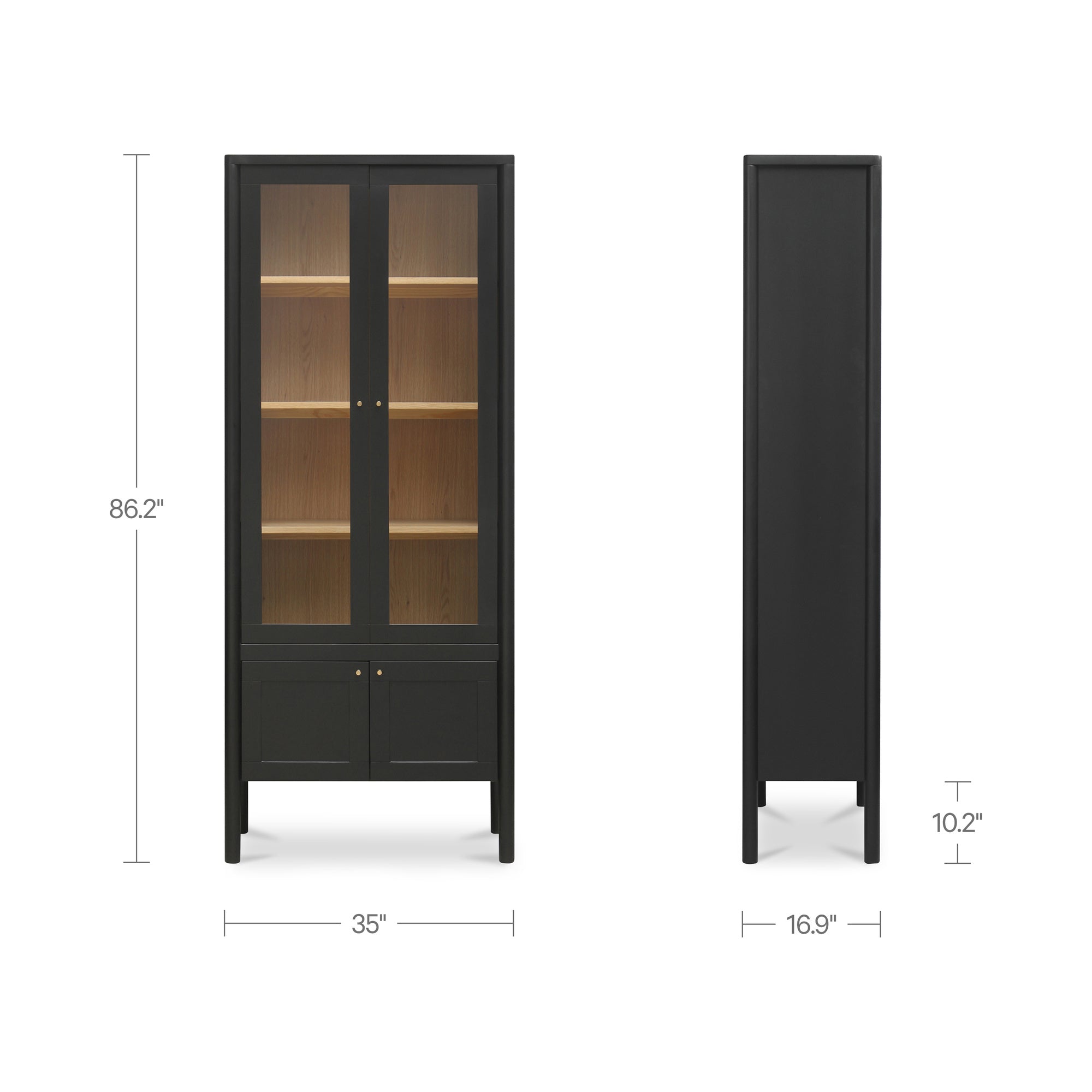 Hannah Tall Cabinet Black