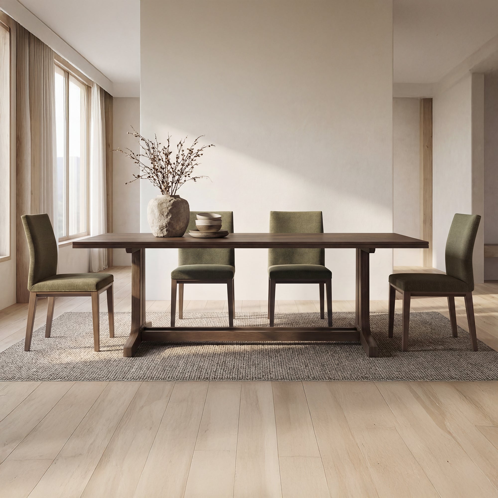 Frankie Dining Chair Olive-Set Of Two