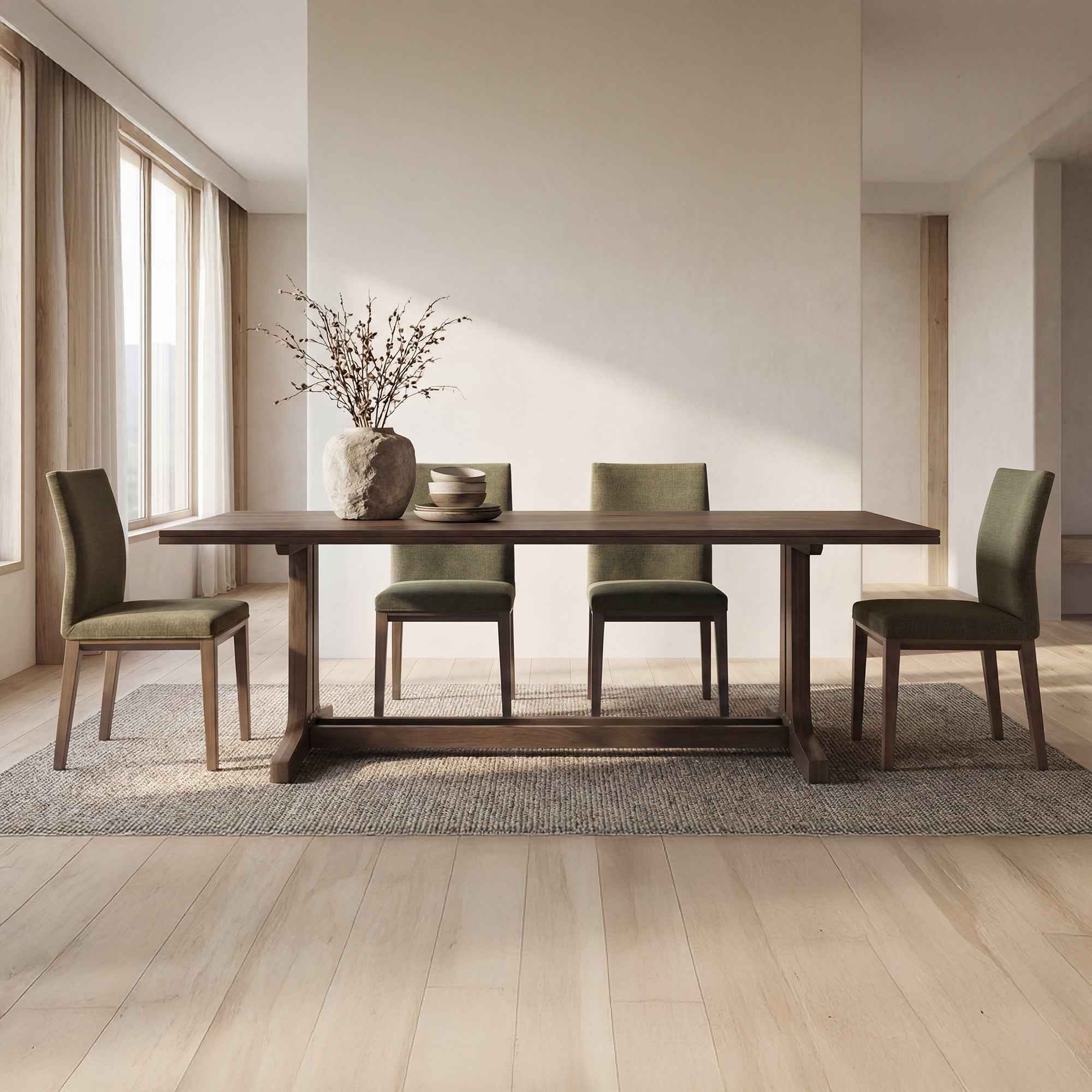 Frankie Dining Chair Olive-Set Of Two