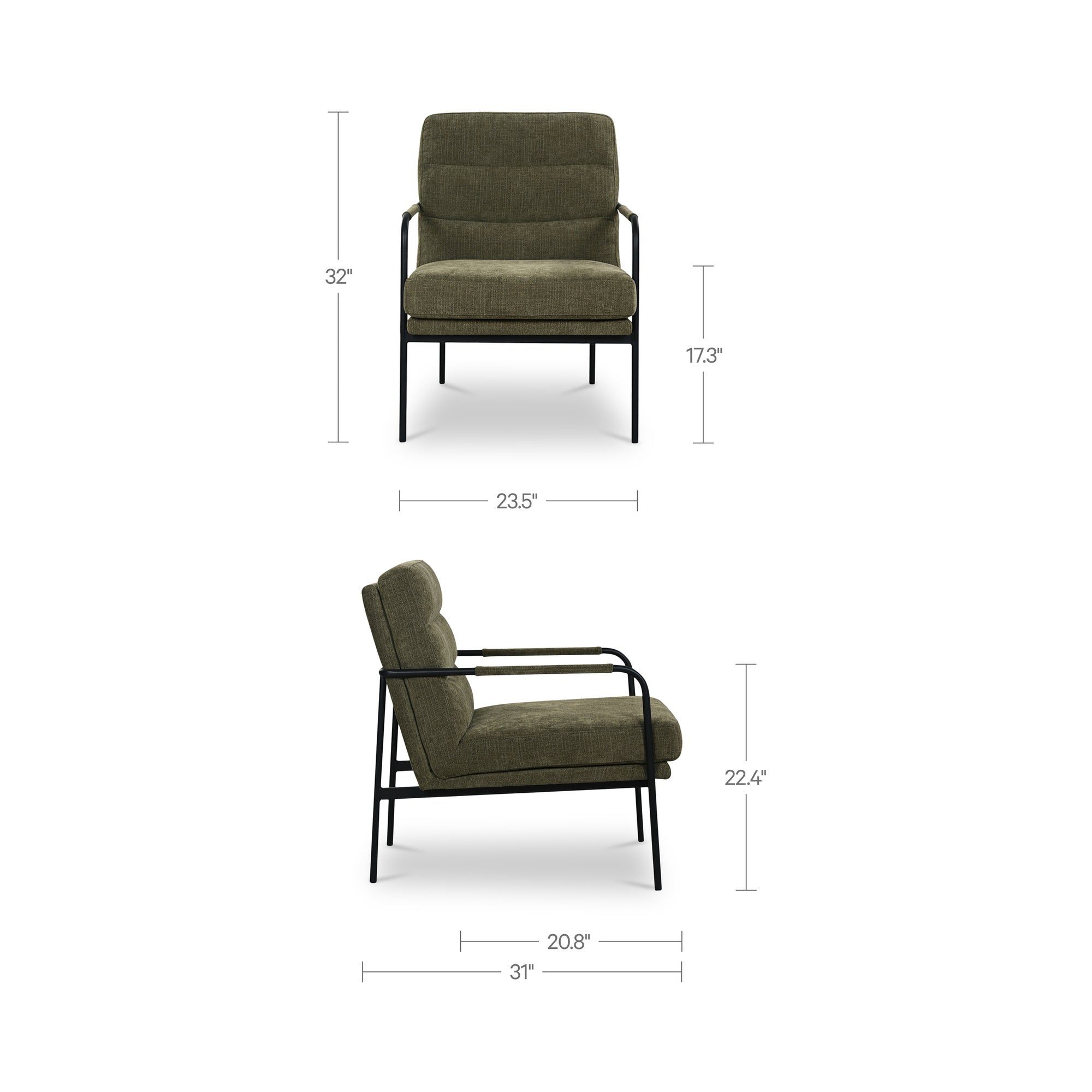 Verlaine Chair Olive