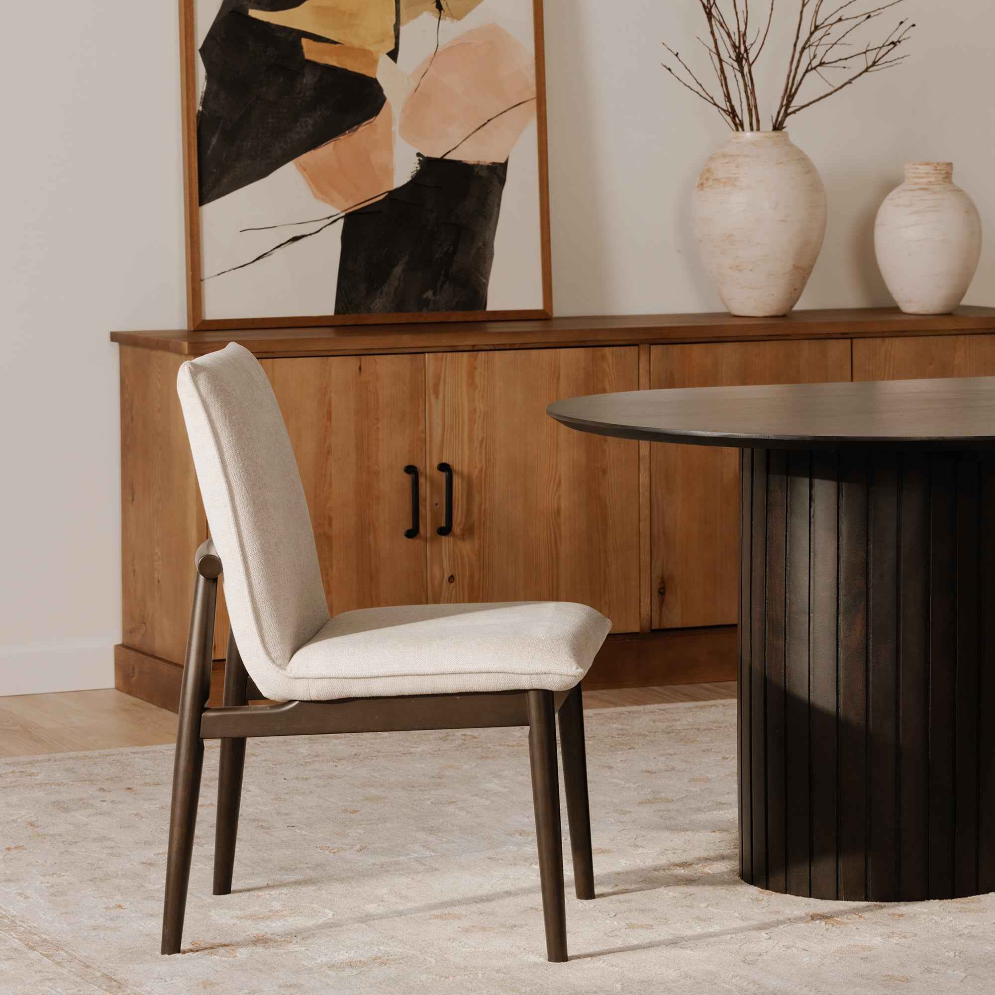 Charlie Dining Chair Beige– Set Of Two