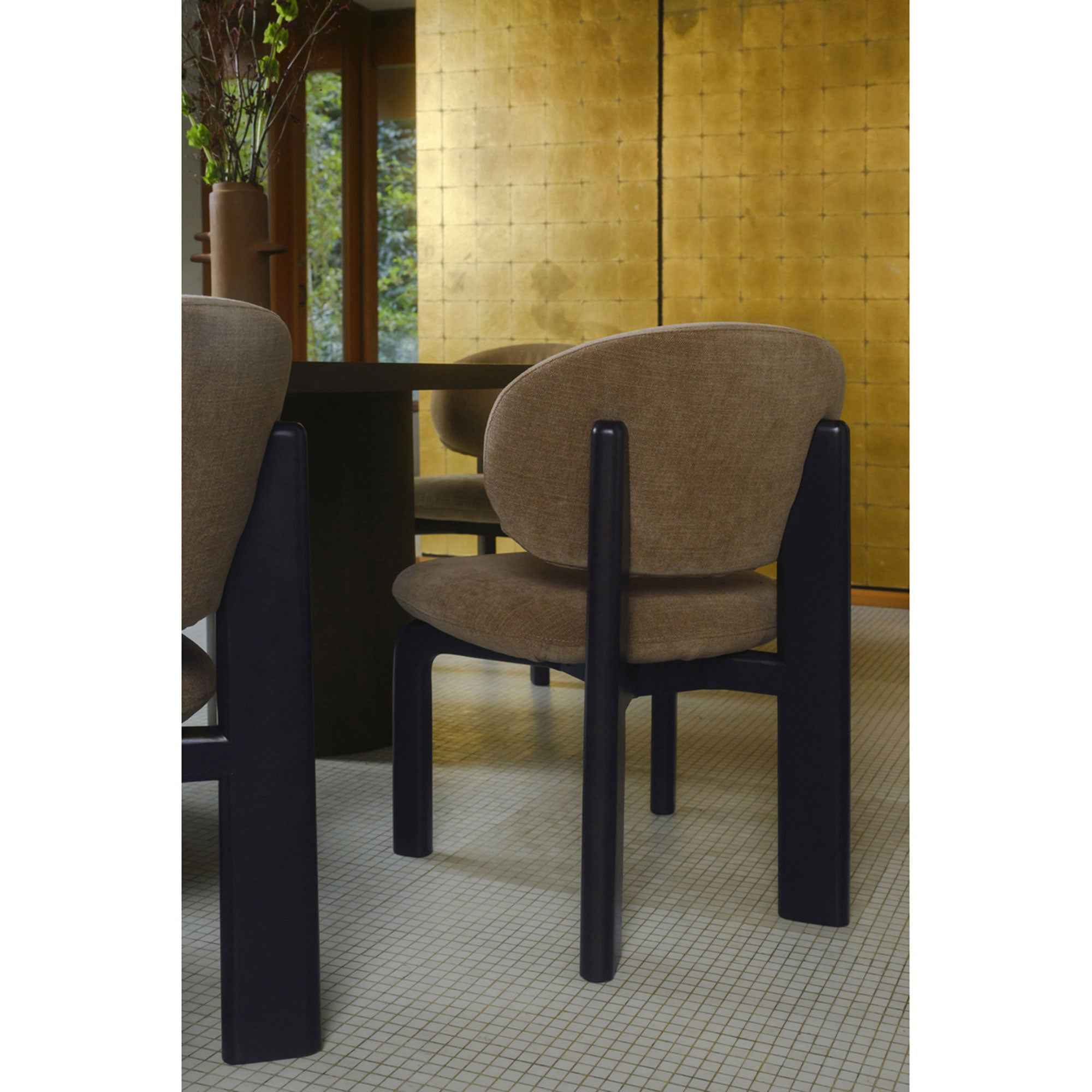 Sami Dining Chair Brown Set Of Two