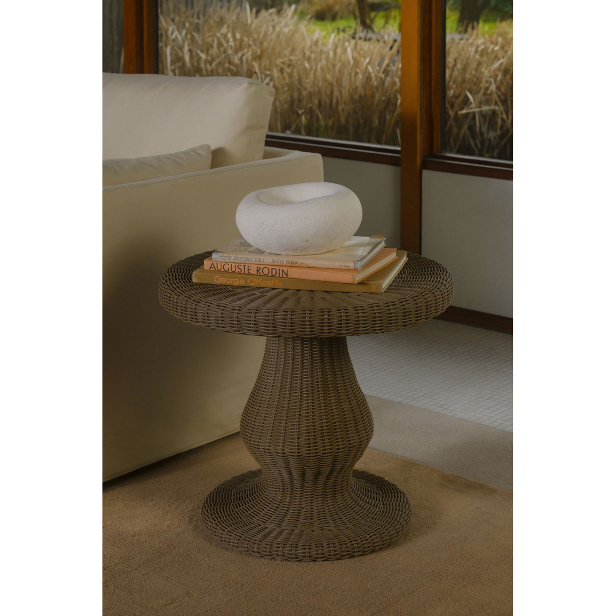 Emmeline Outdoor Side Table Natural