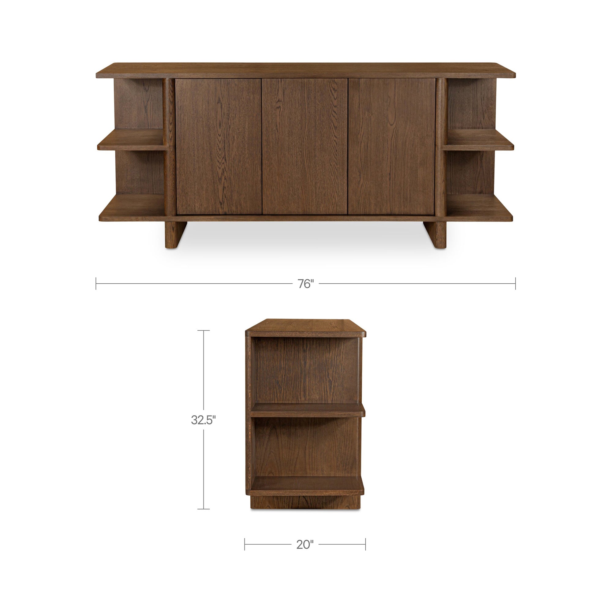 Casey Sideboard Dark Brown