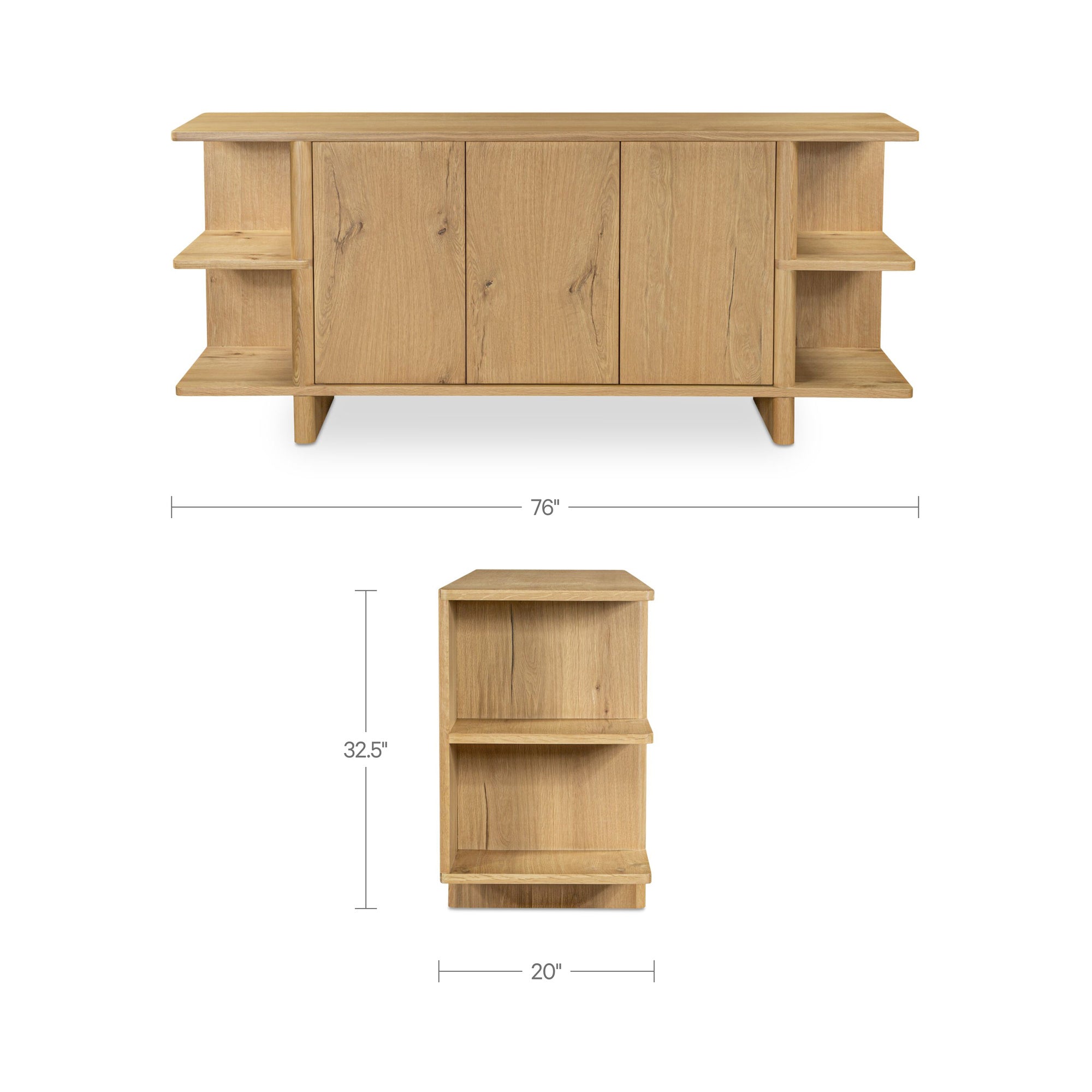 Casey Sideboard Rustic Oak