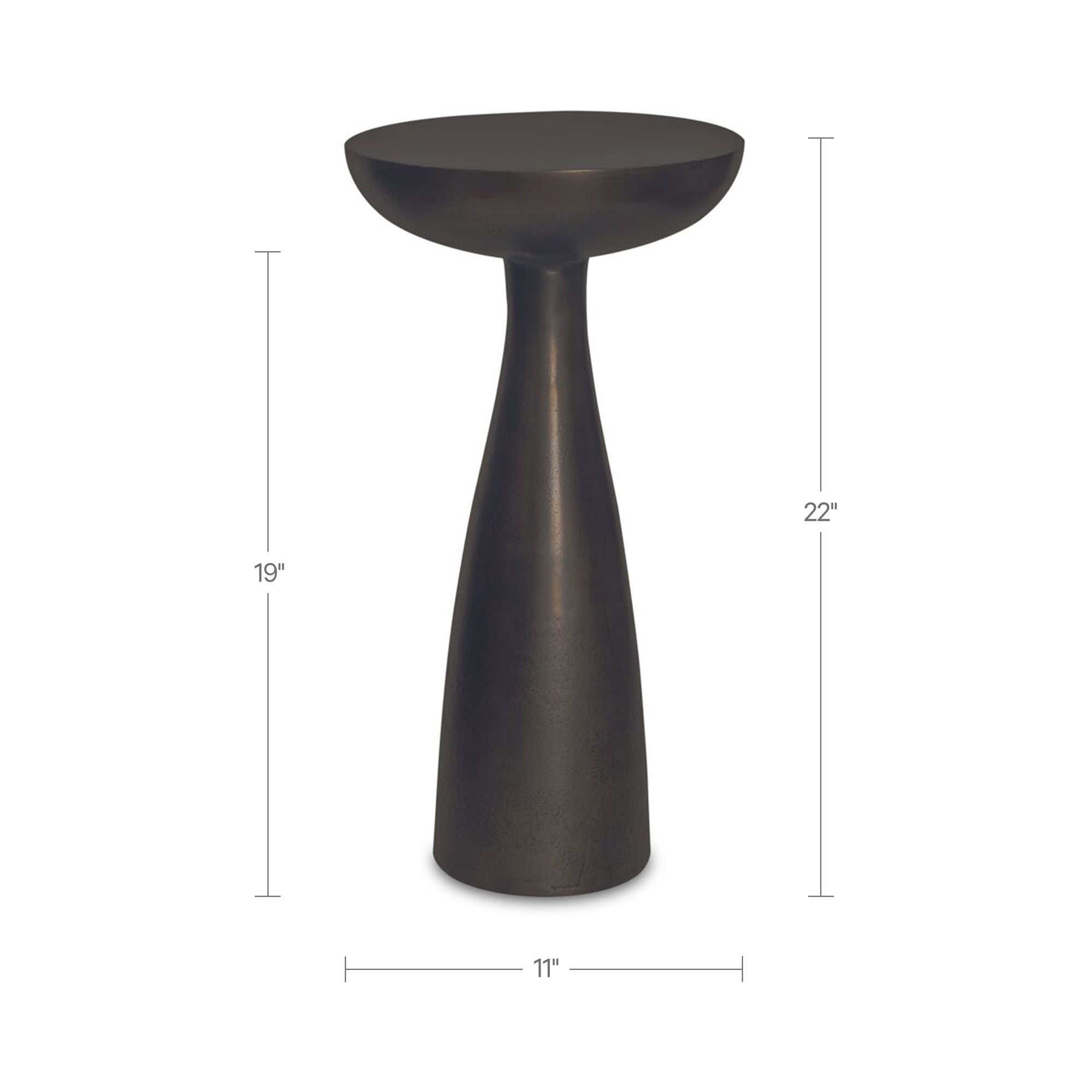 Greta Side Table Deep Bronze