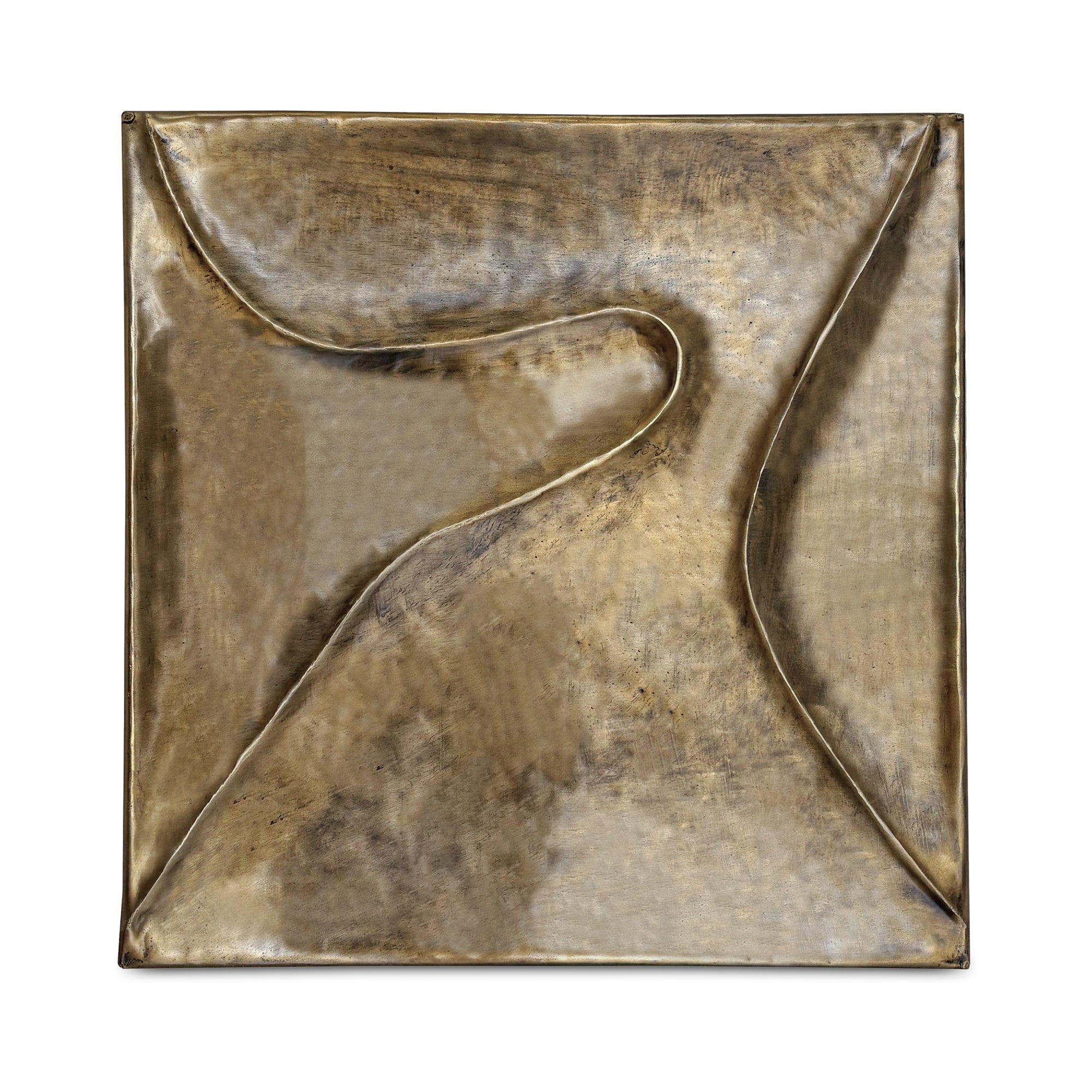 Bode Wall Sculpture Aged Brass