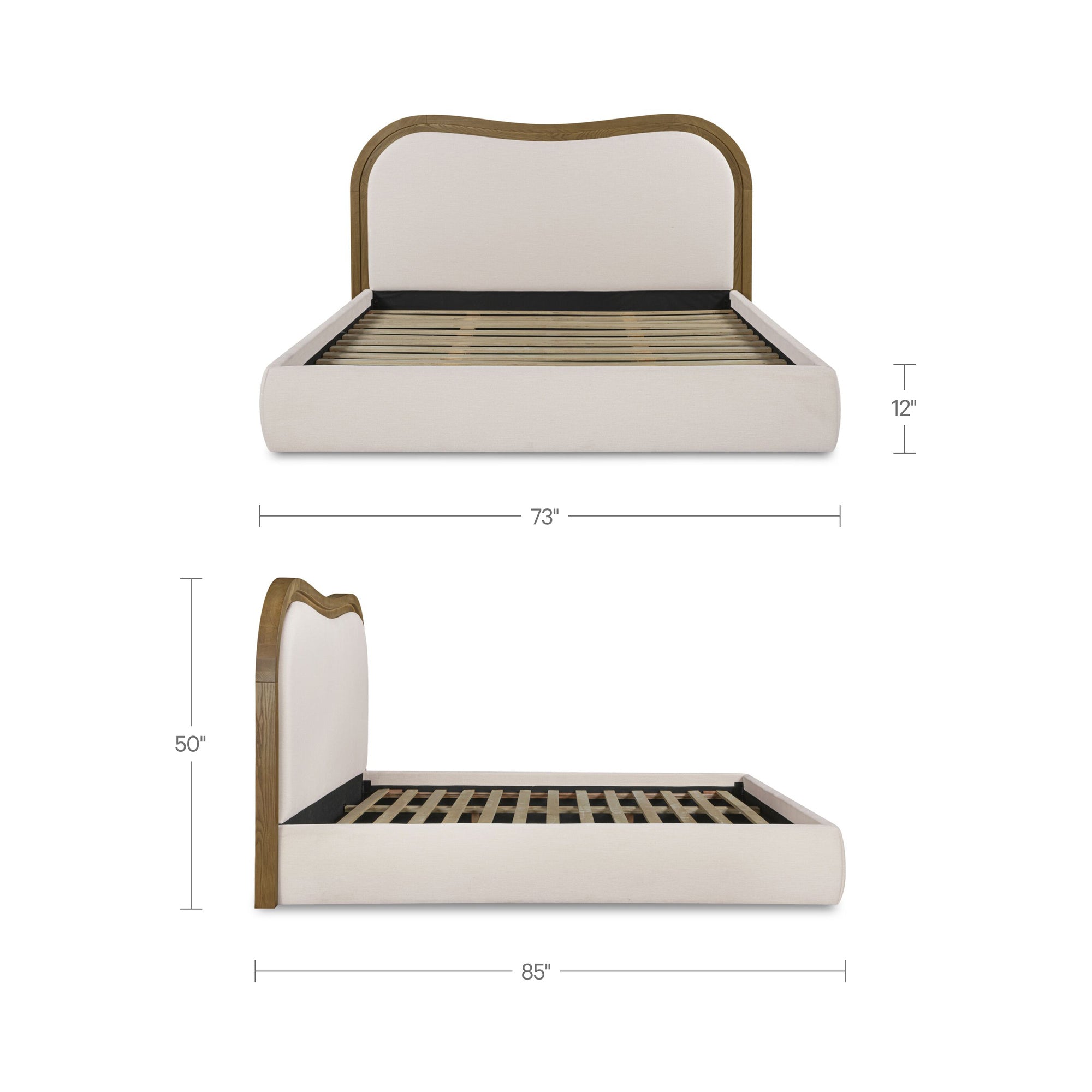 Camilla Queen Bed Oat