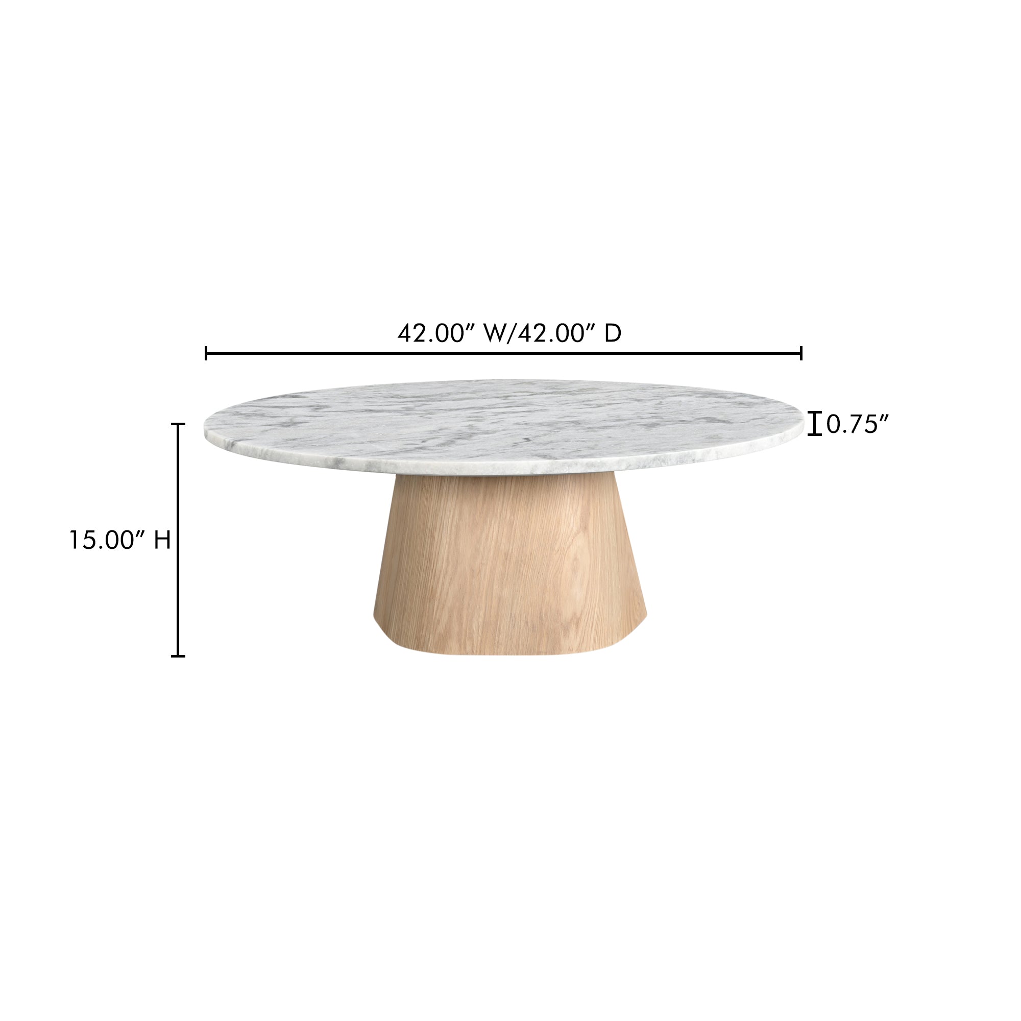 Evelyn Coffee Table Ashen Grey Matrix