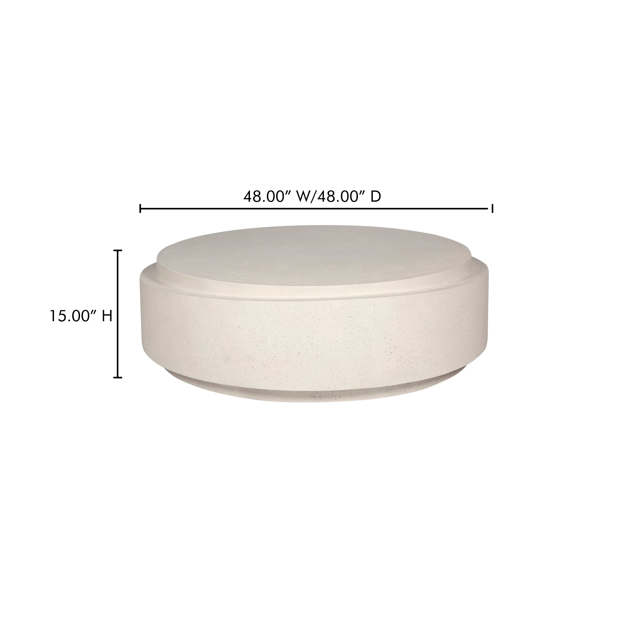 Cosmo Outdoor Coffee Table Off White