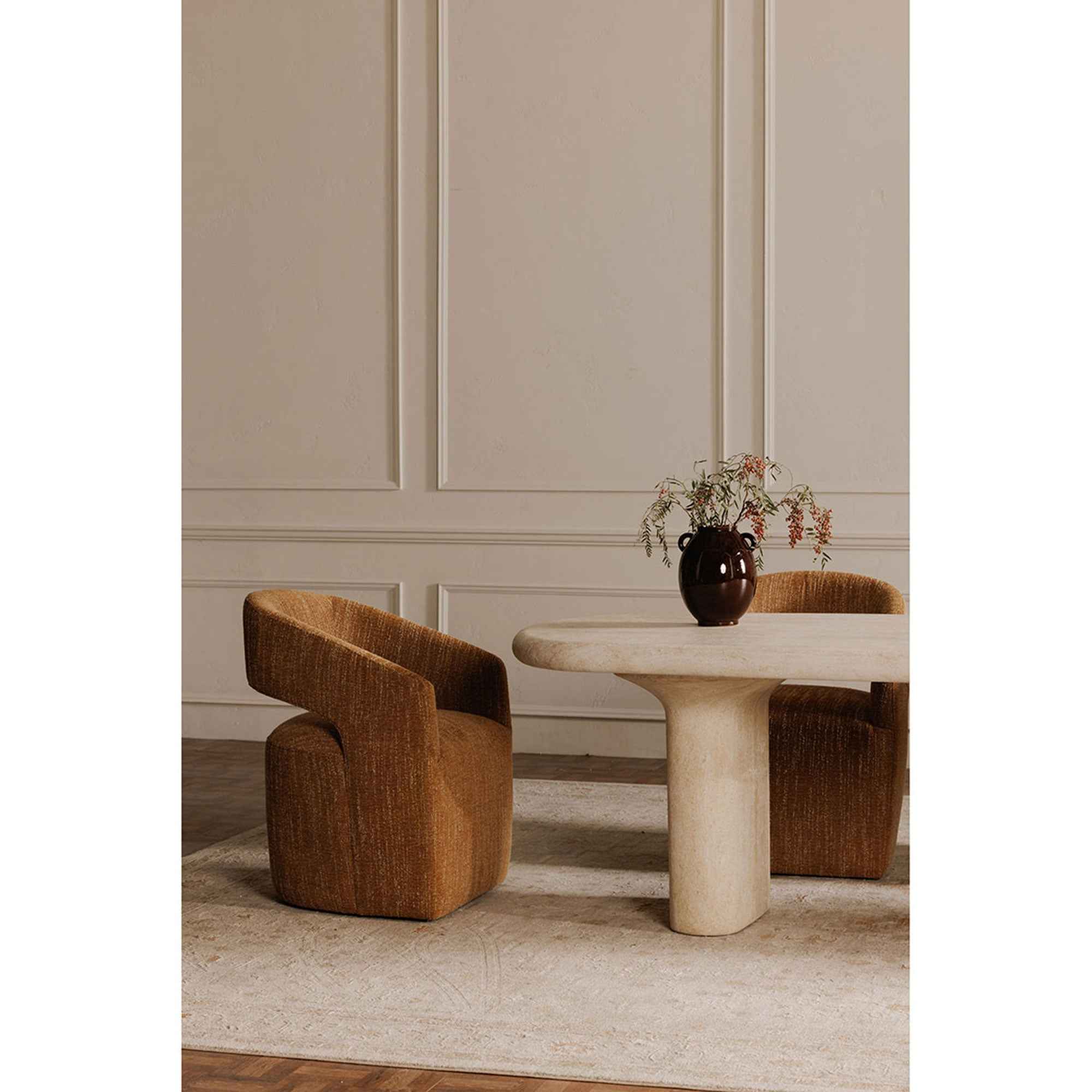Barrow Rolling Dining Chair
