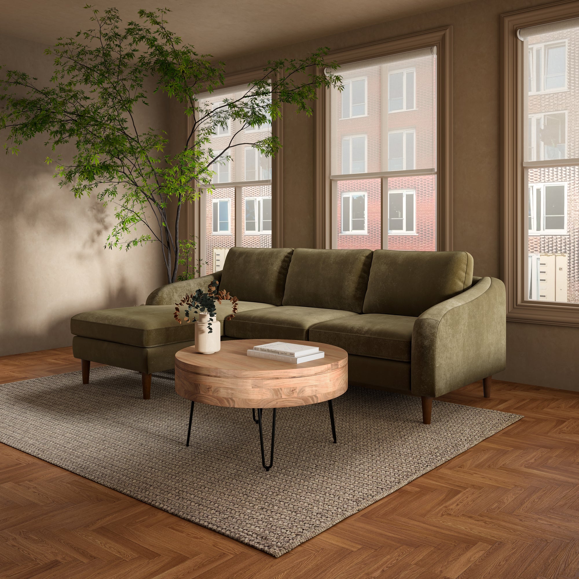 Privado Storage Coffee Table Natural