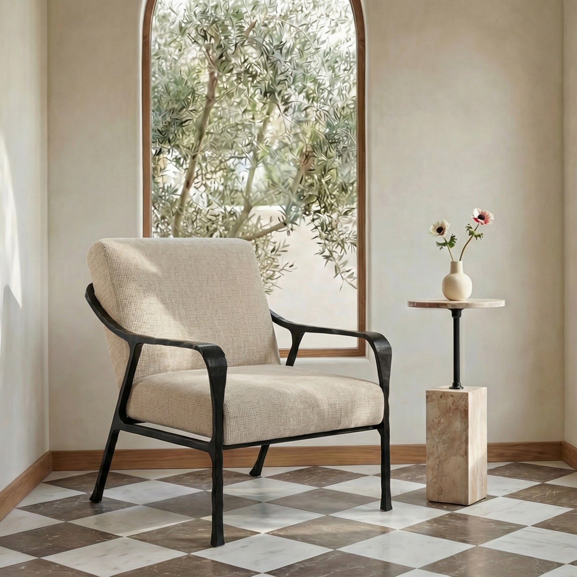 Rowe Accent Chair Beige