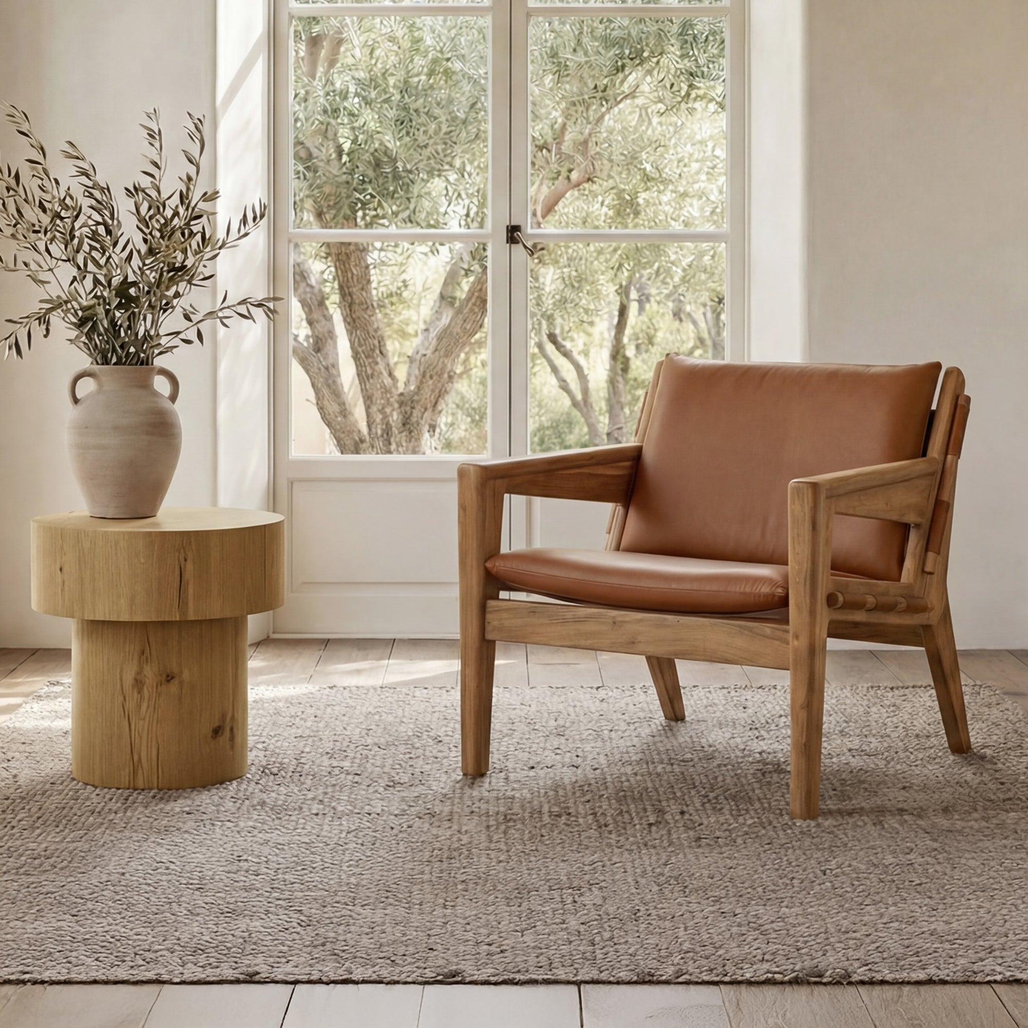 Baker Accent Chair Brown