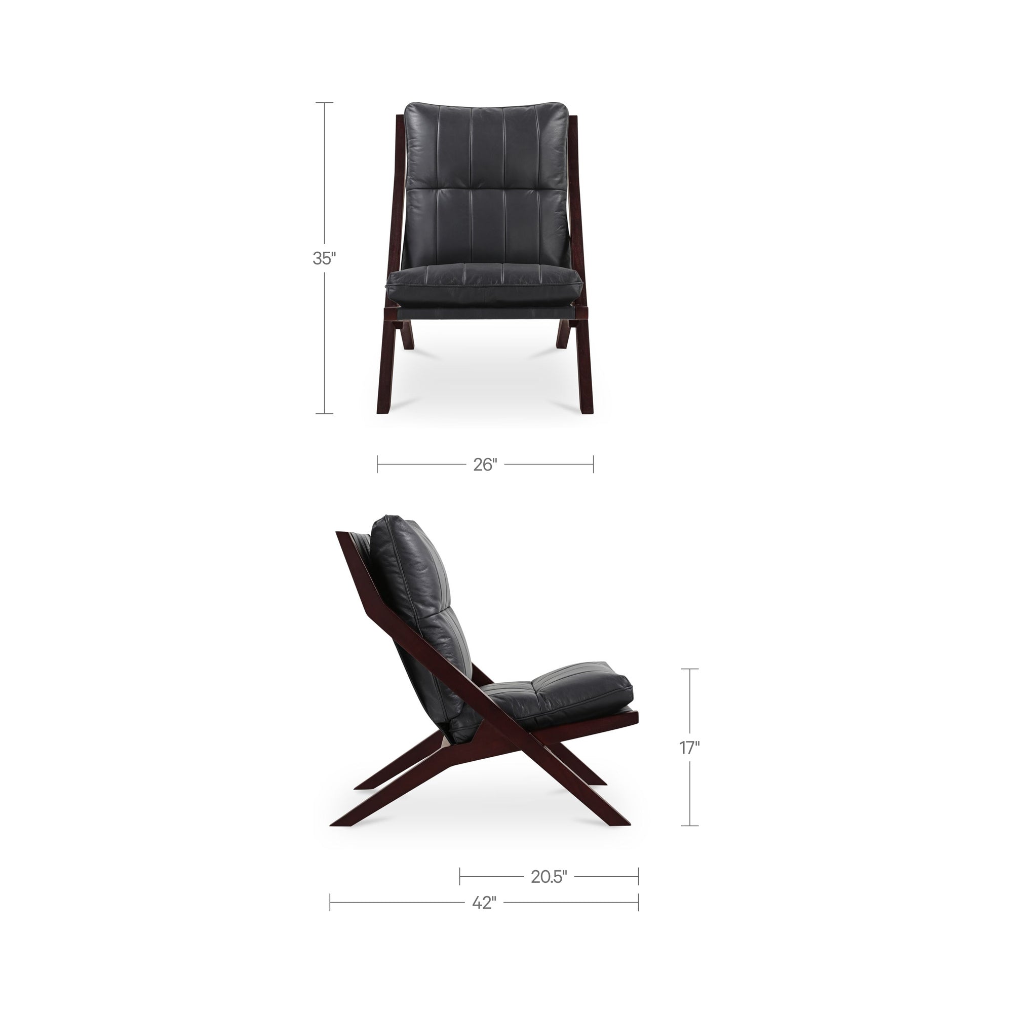 Preston Accent Chair Black