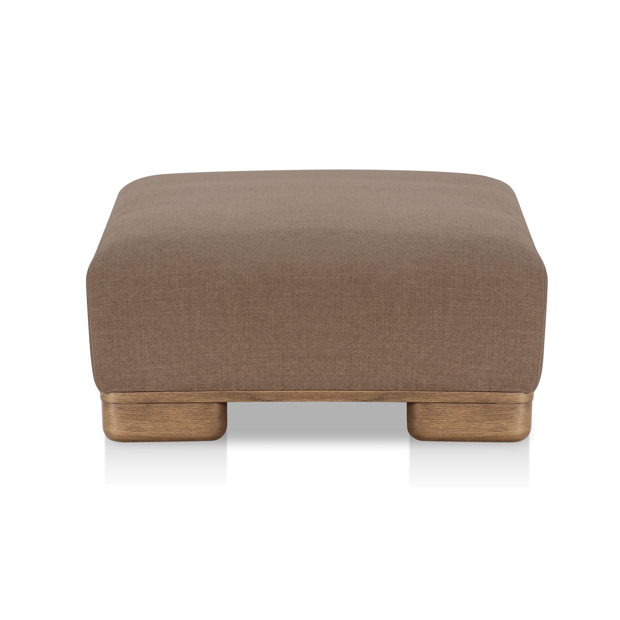 June Ottoman Dark Brown