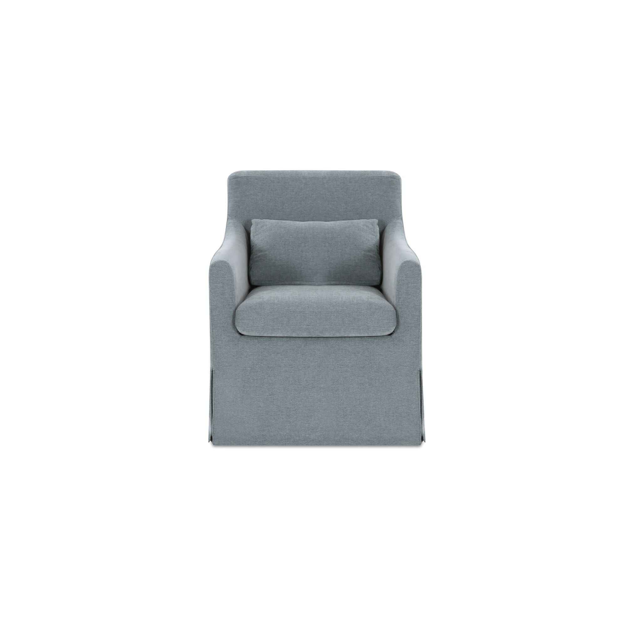 Lydia Slipcover Dining Chair Blue