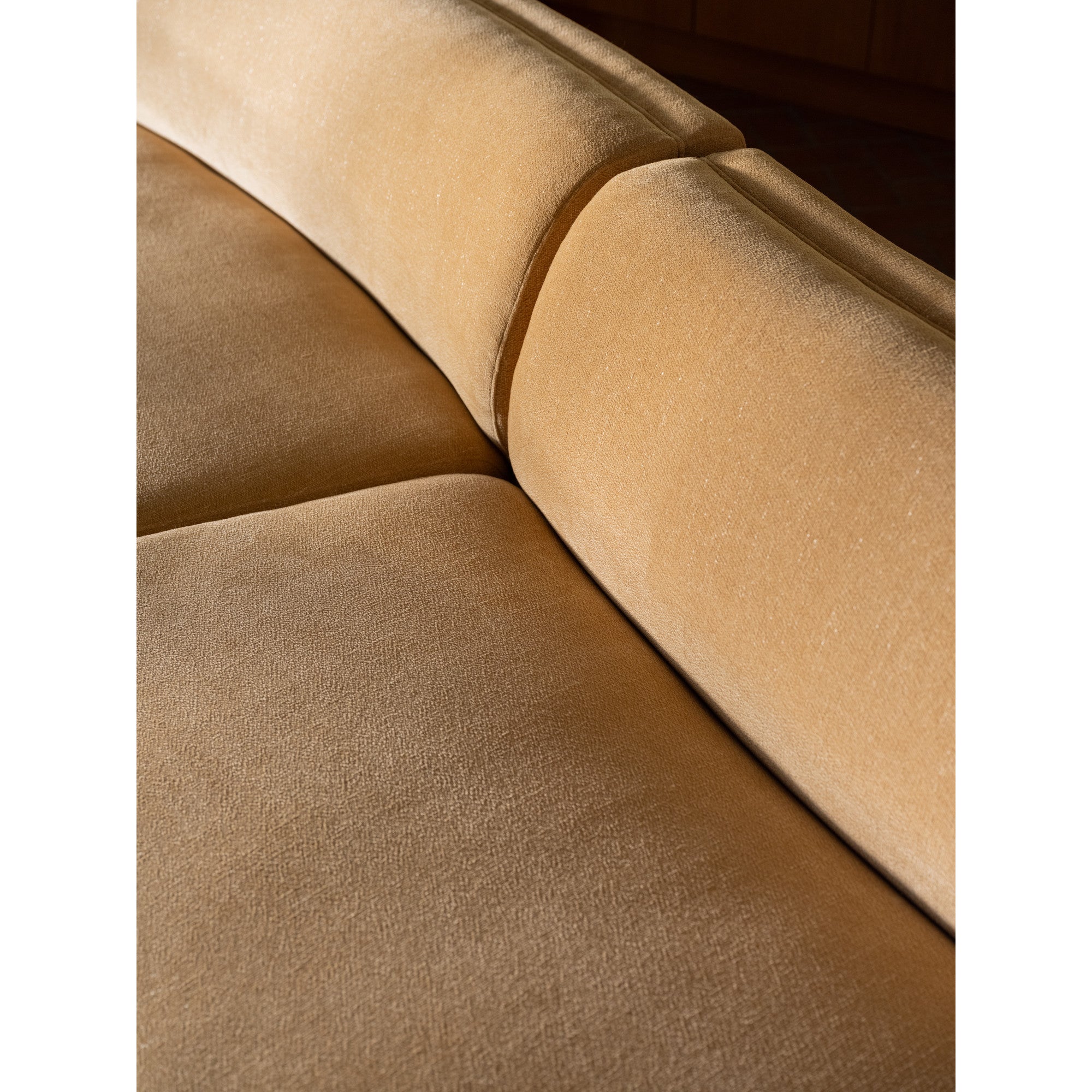 Naomi Concave Sofa Golden Yellow
