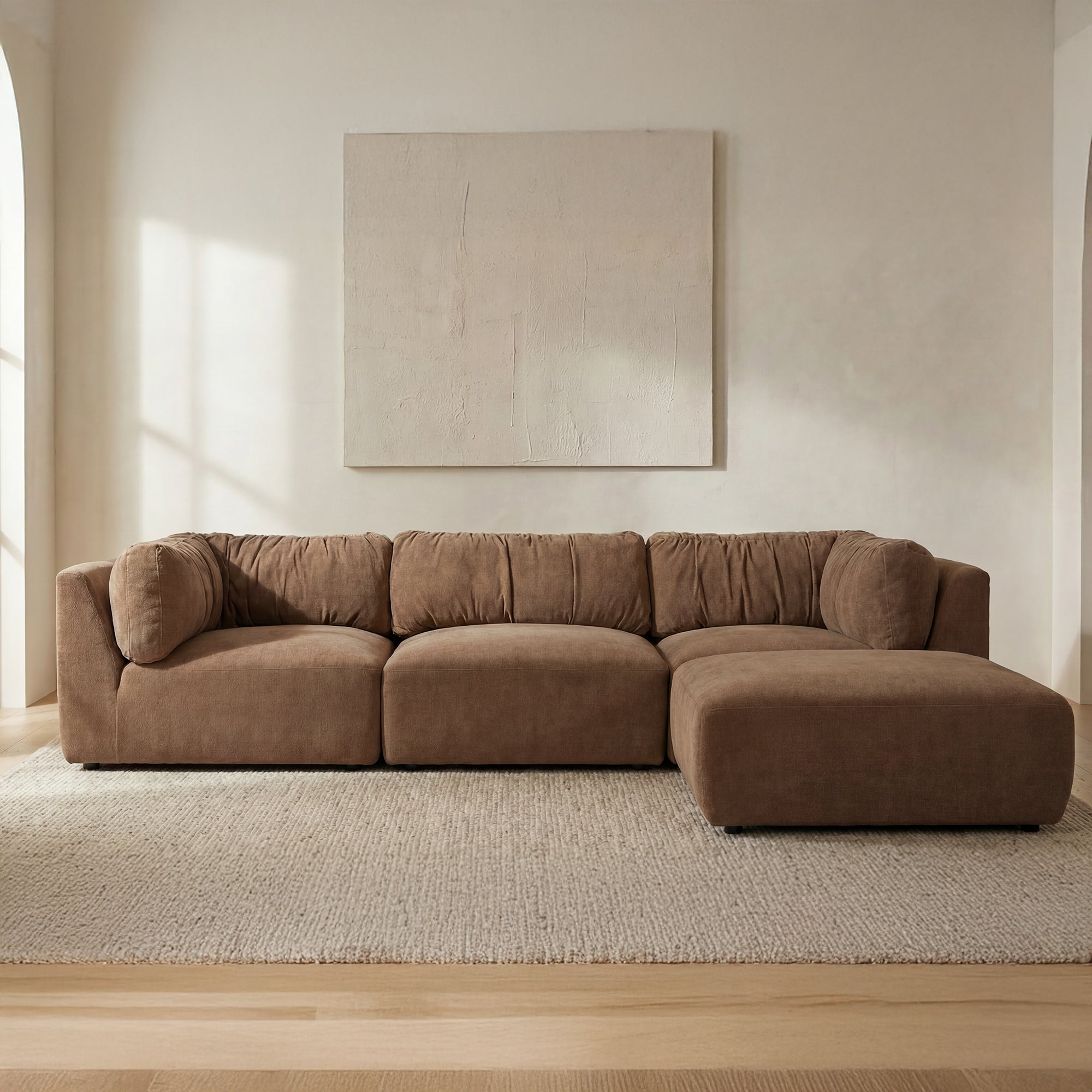Matina Lounge Modular Sectional Taupe