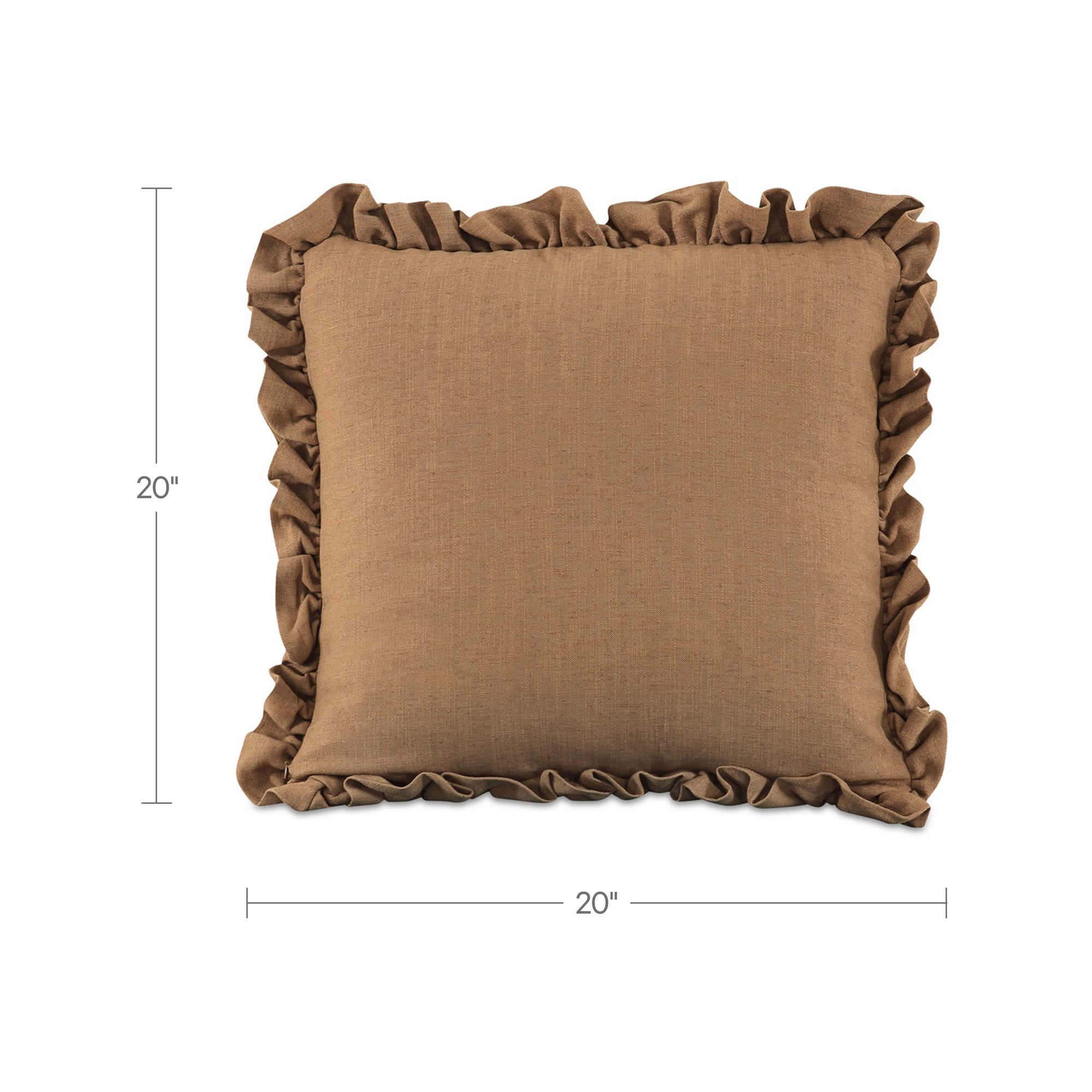 Betty 20 Inch Cushion Ginger