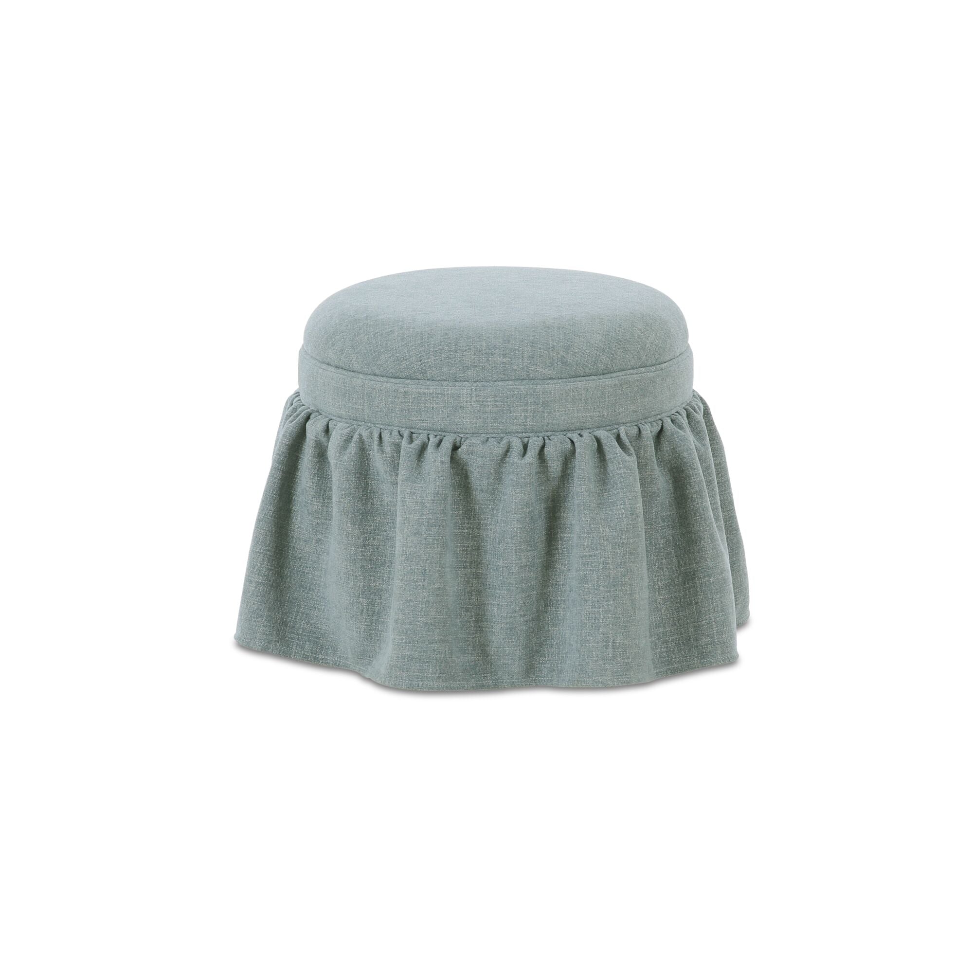 Heidi Storage Ottoman Light Blue