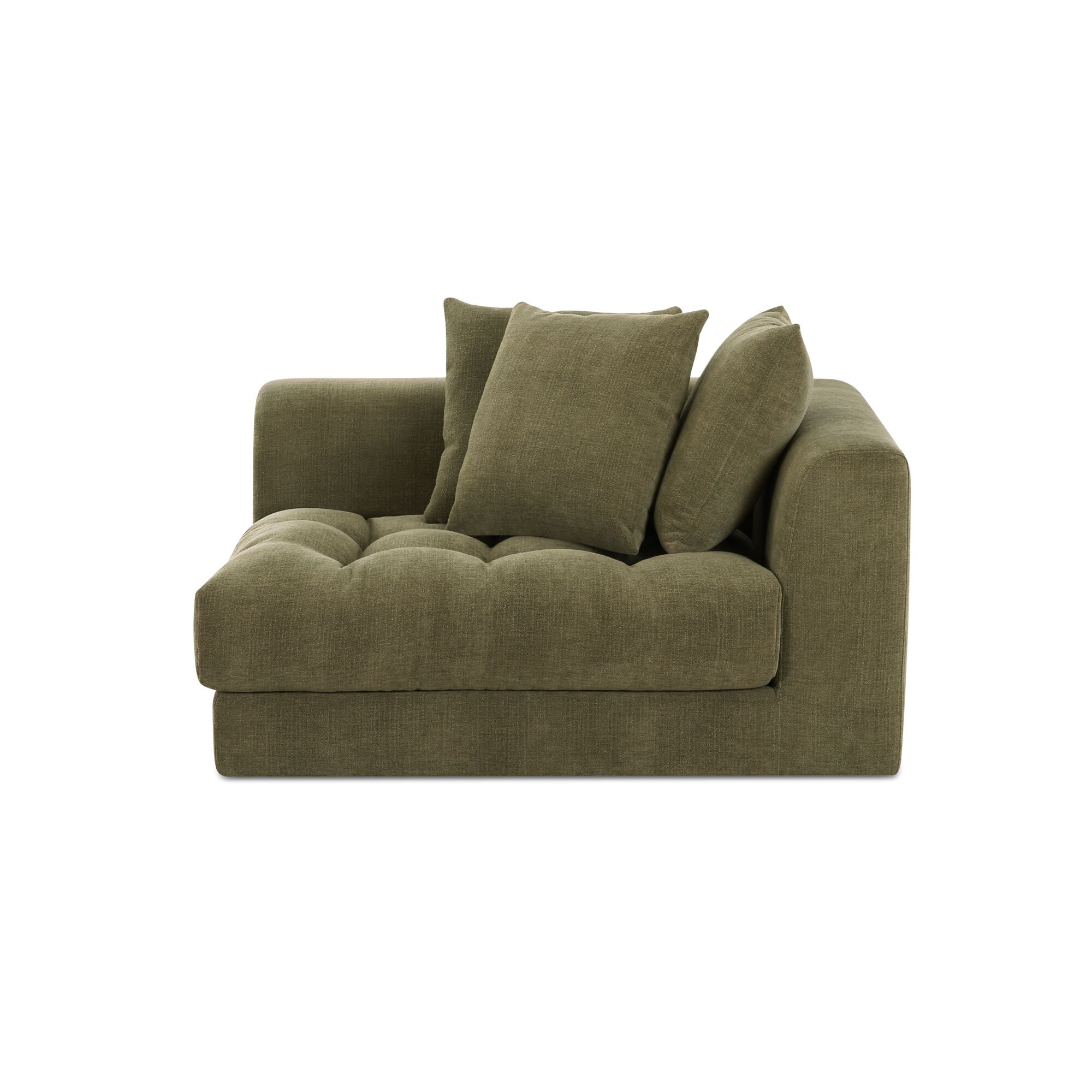 Davie Right Arm Facing Chair Olive