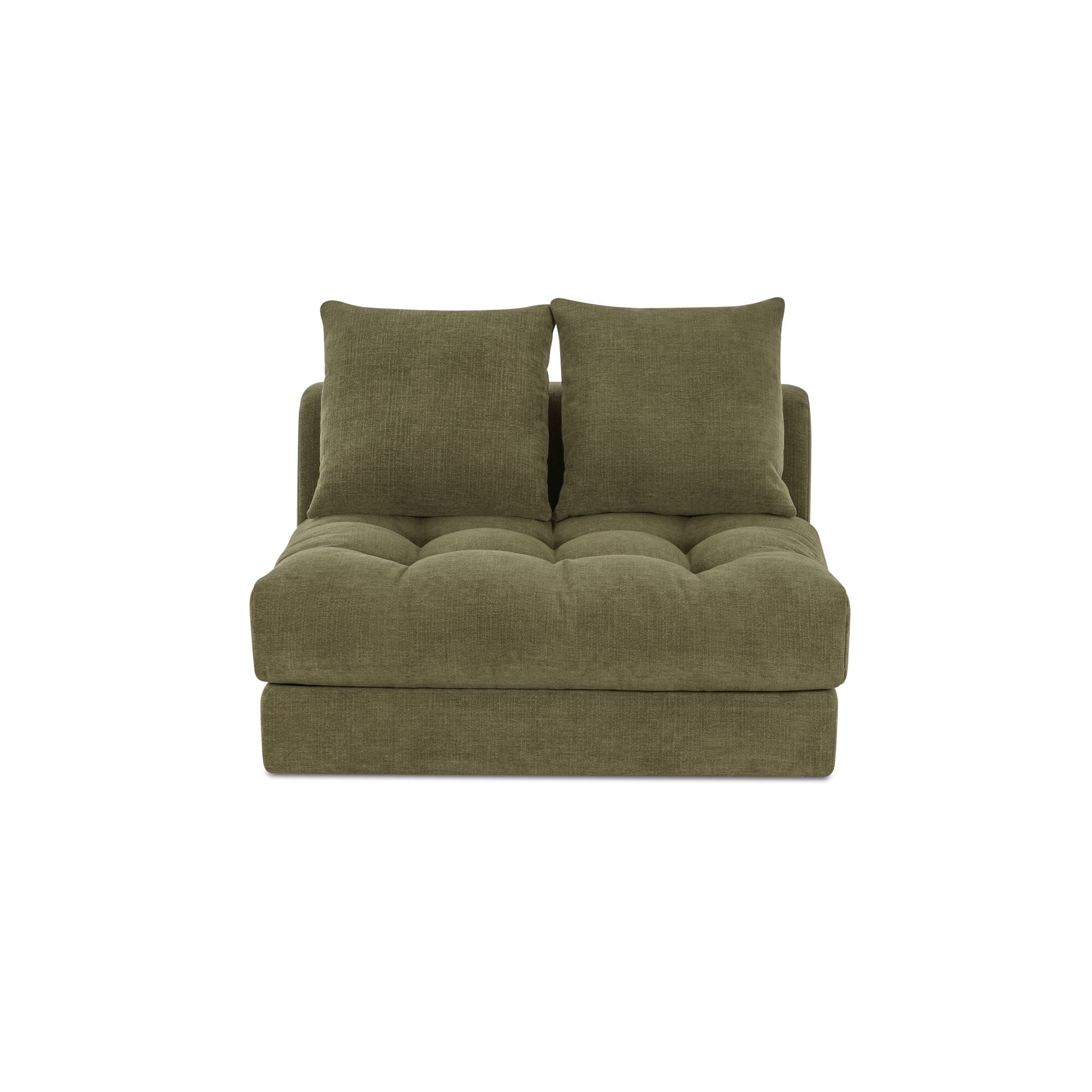 Davie Slipper Chair Olive