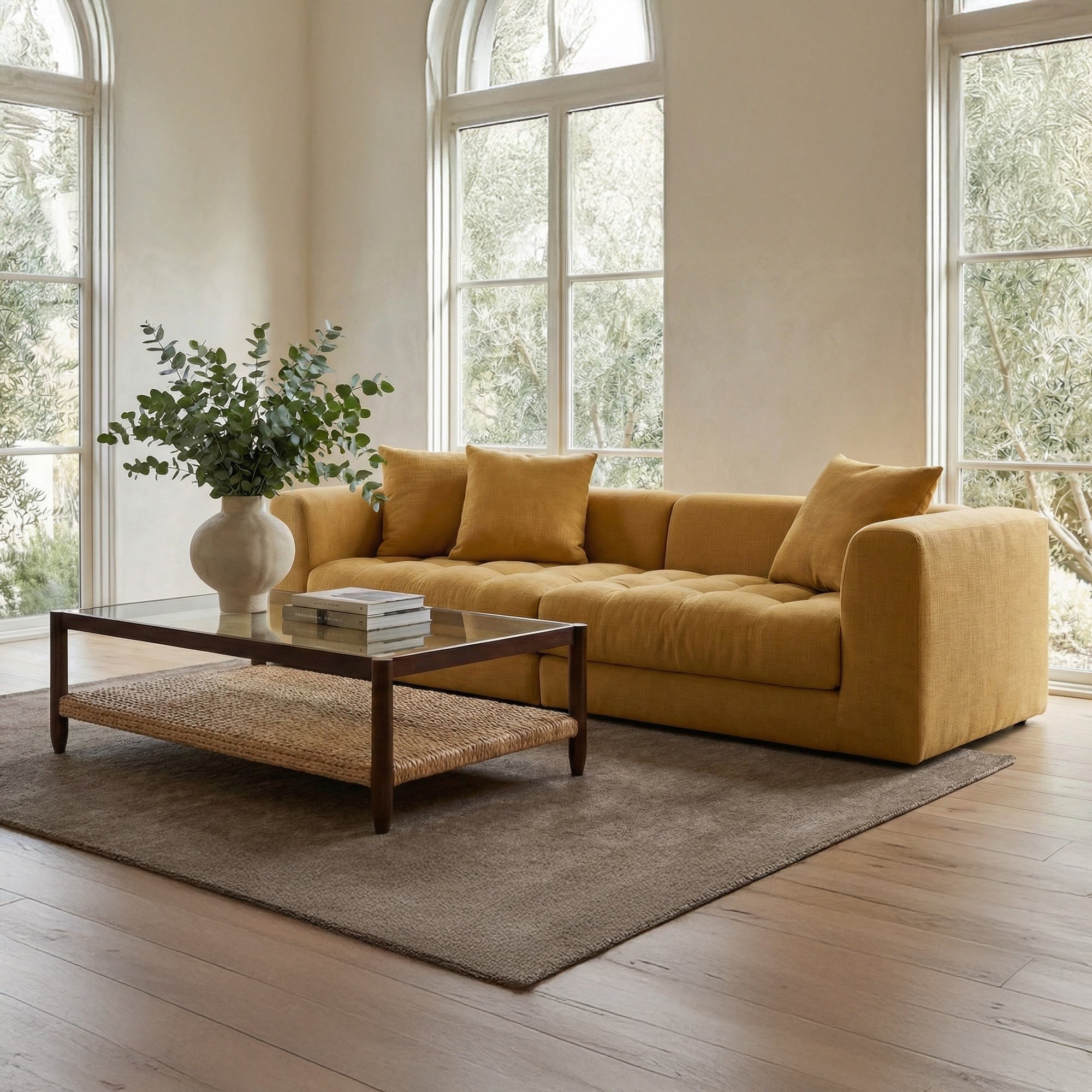 Davie Modular Sofa Golden Yellow
