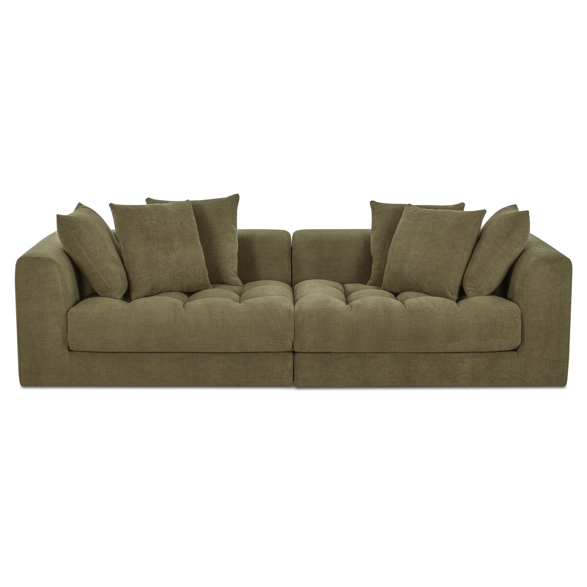 Davie Modular Sofa Olive