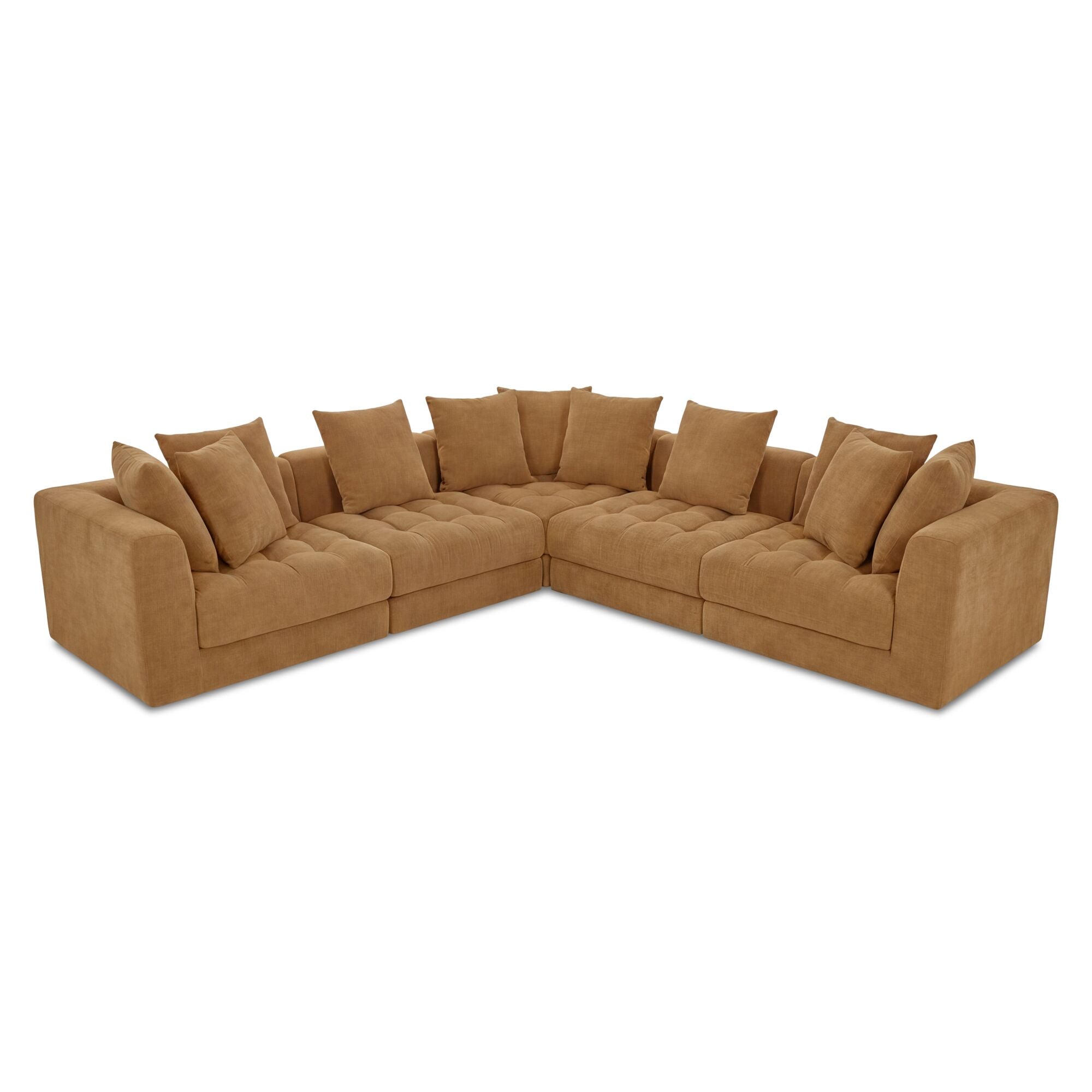Davie Classic L Modular Sectional Golden Yellow