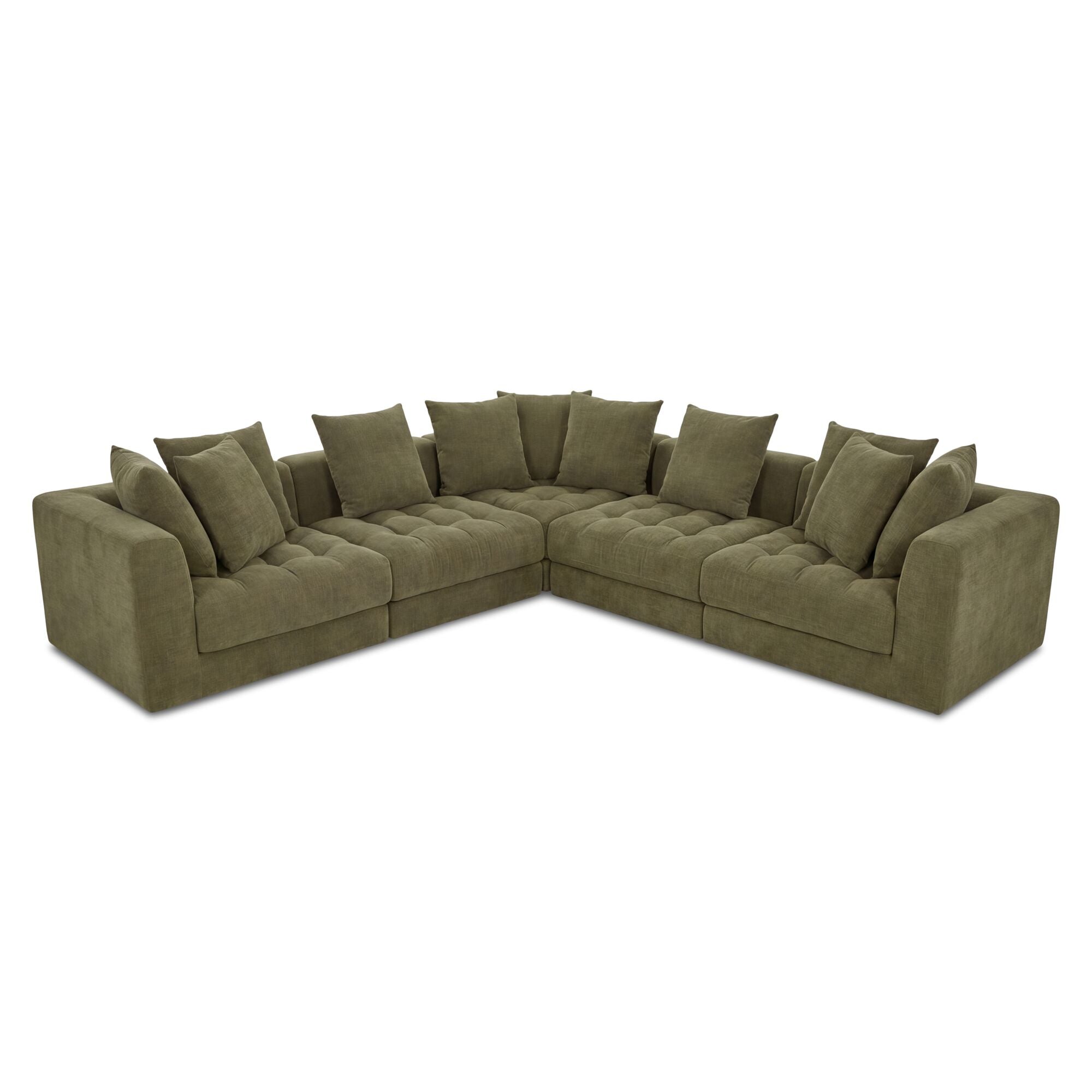 Davie Classic L Modular Sectional Olive