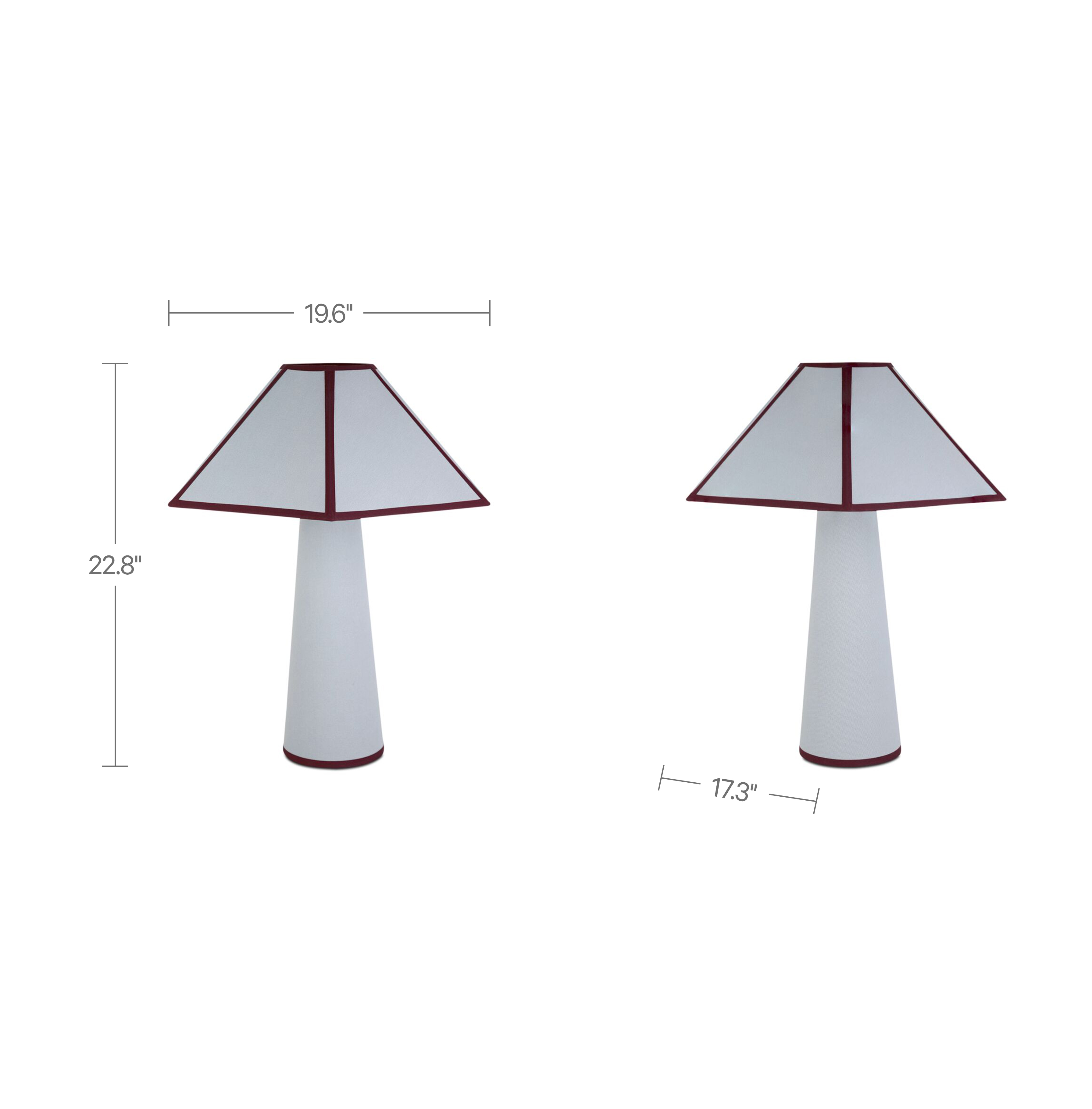 Gigi Table Lamp Light Blue