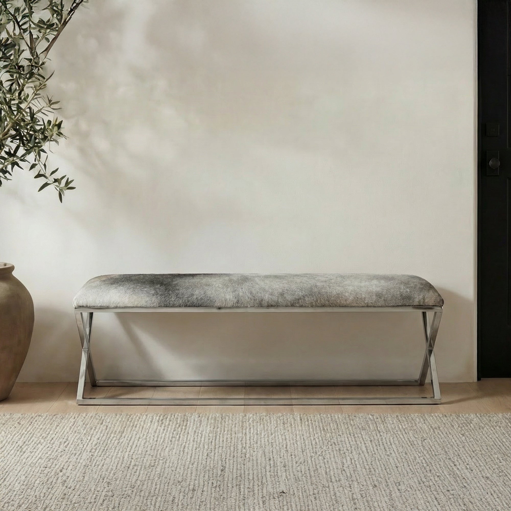 Rossi Bench Grey