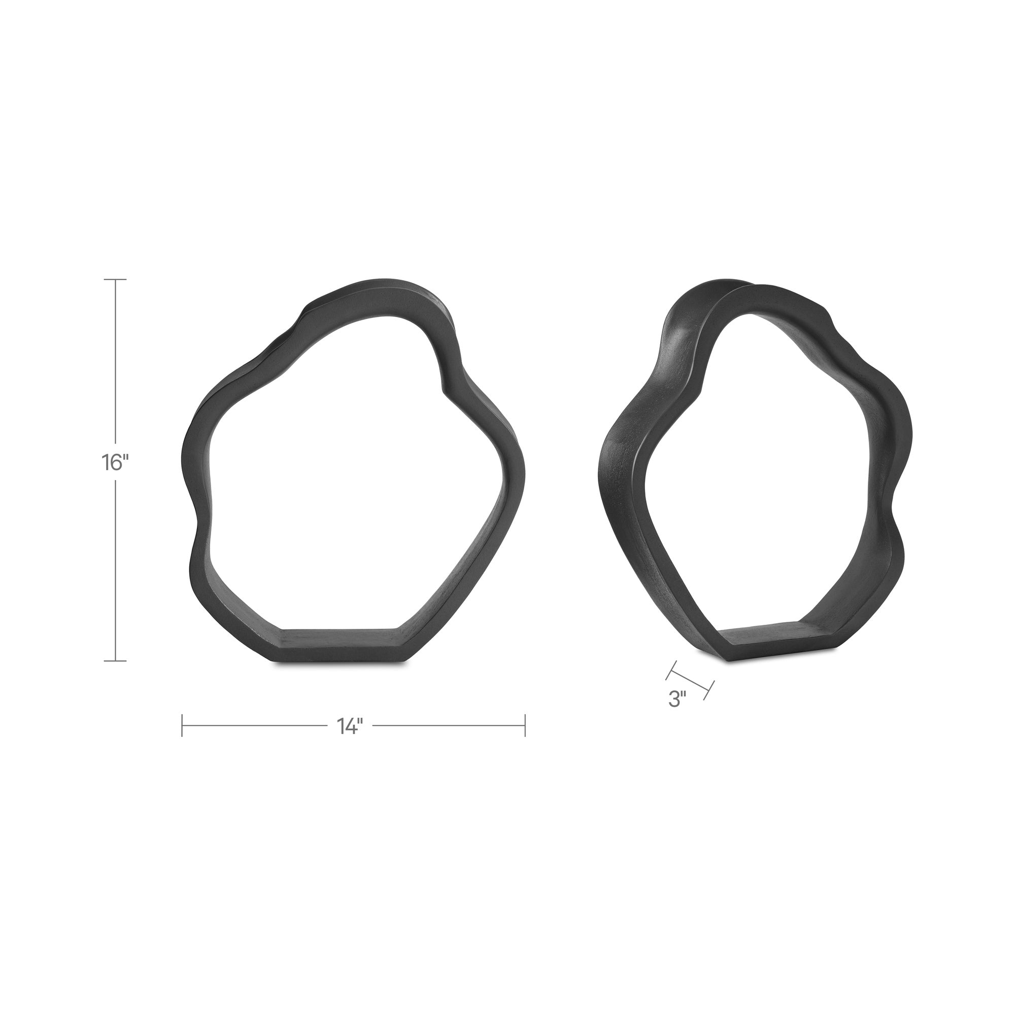 Eminence Tabletop Sculpture Black