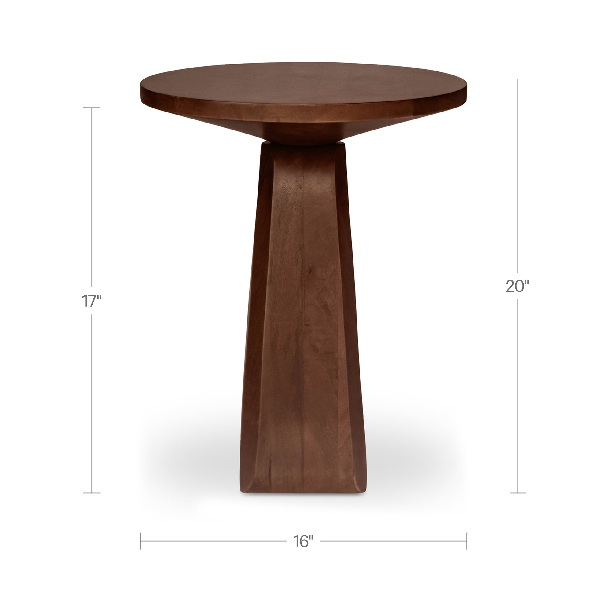 Harley Side Table Dark Brown