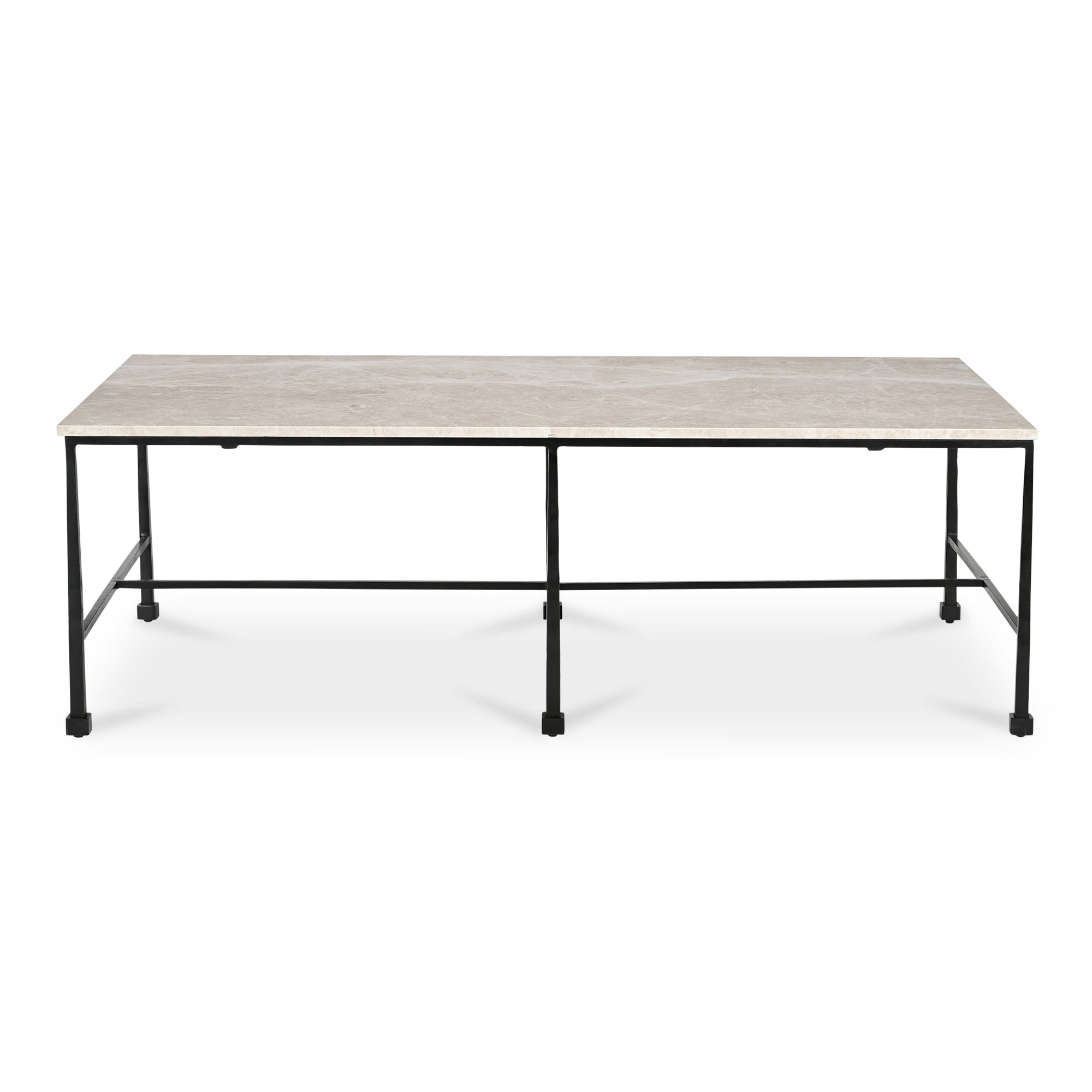 River Coffee Table Botticino Marble