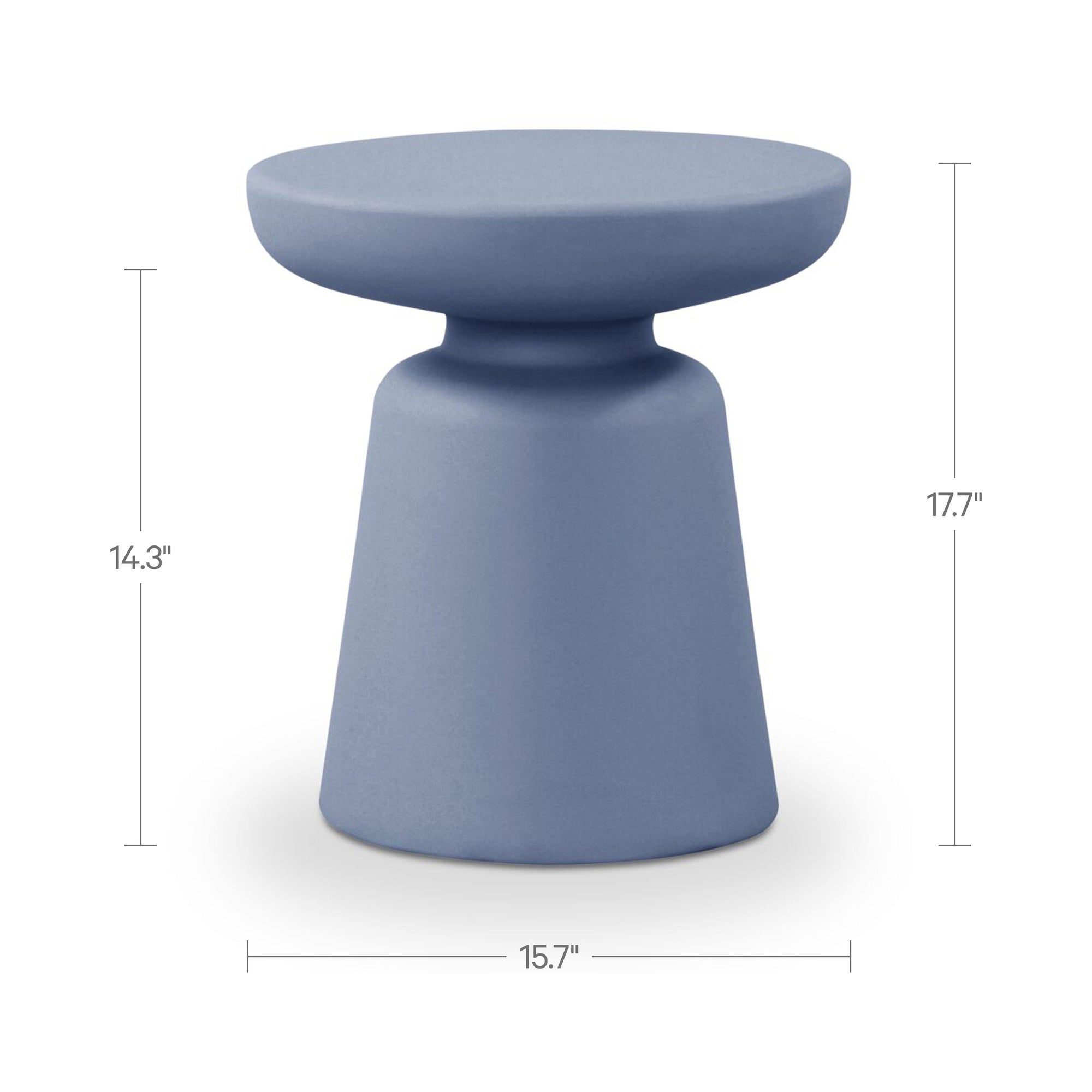 Ruth Outdoor Side Table Blue