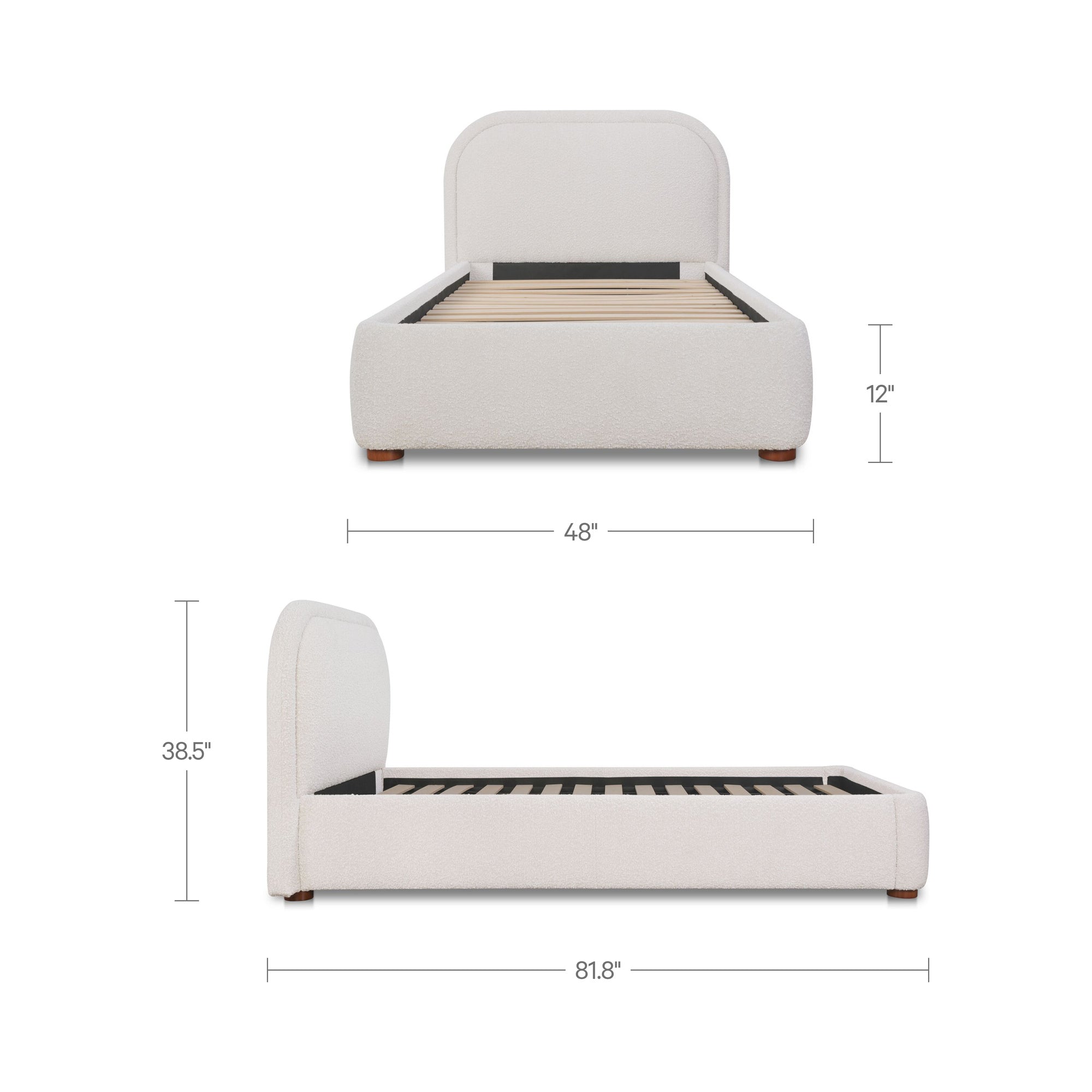 Colin Twin Bed Oatmeal