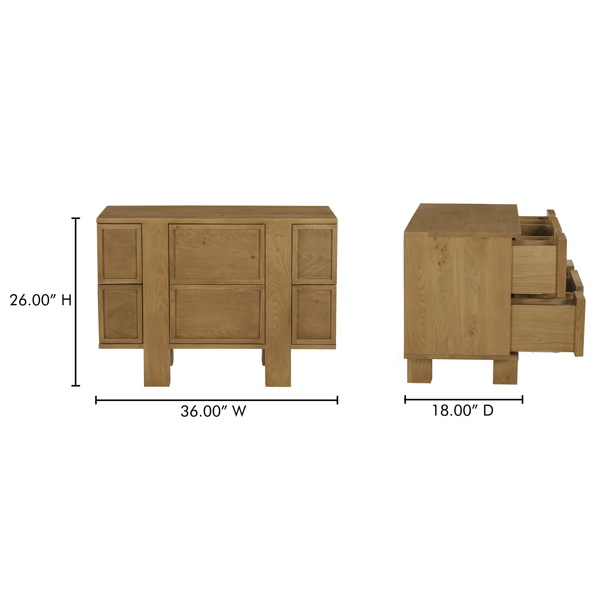 Henley Nightstand Brown