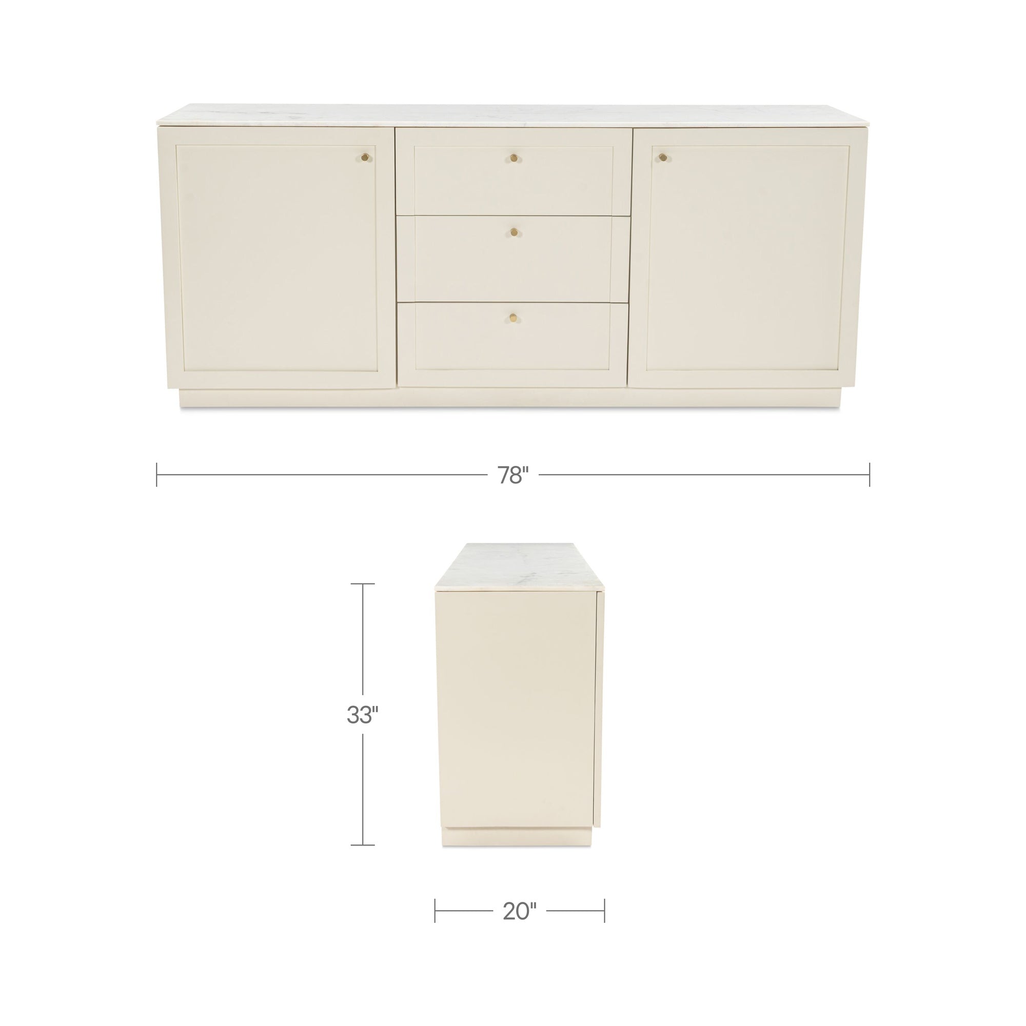Nadine Sideboard Cream