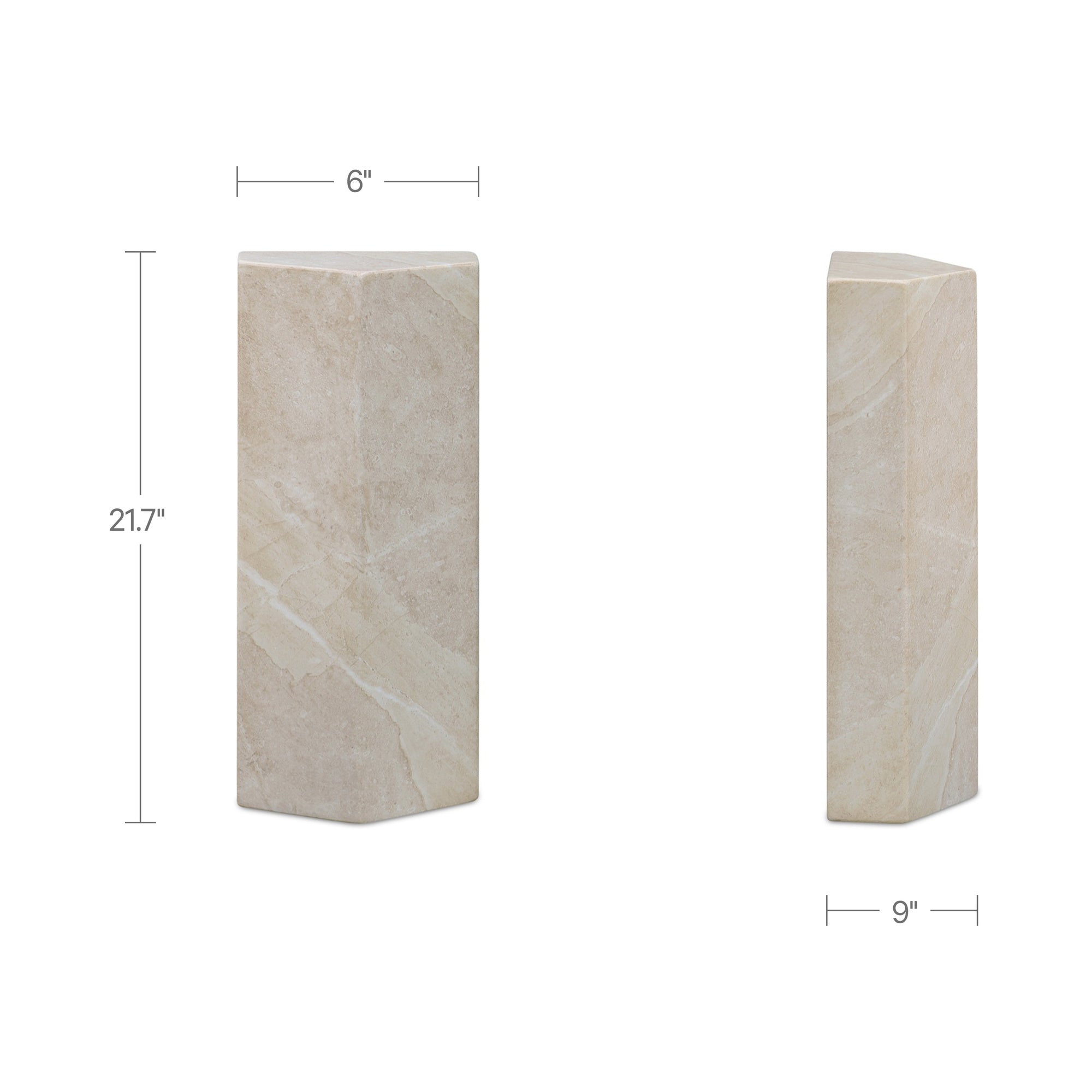 Nix Outdoor Side Table Cream