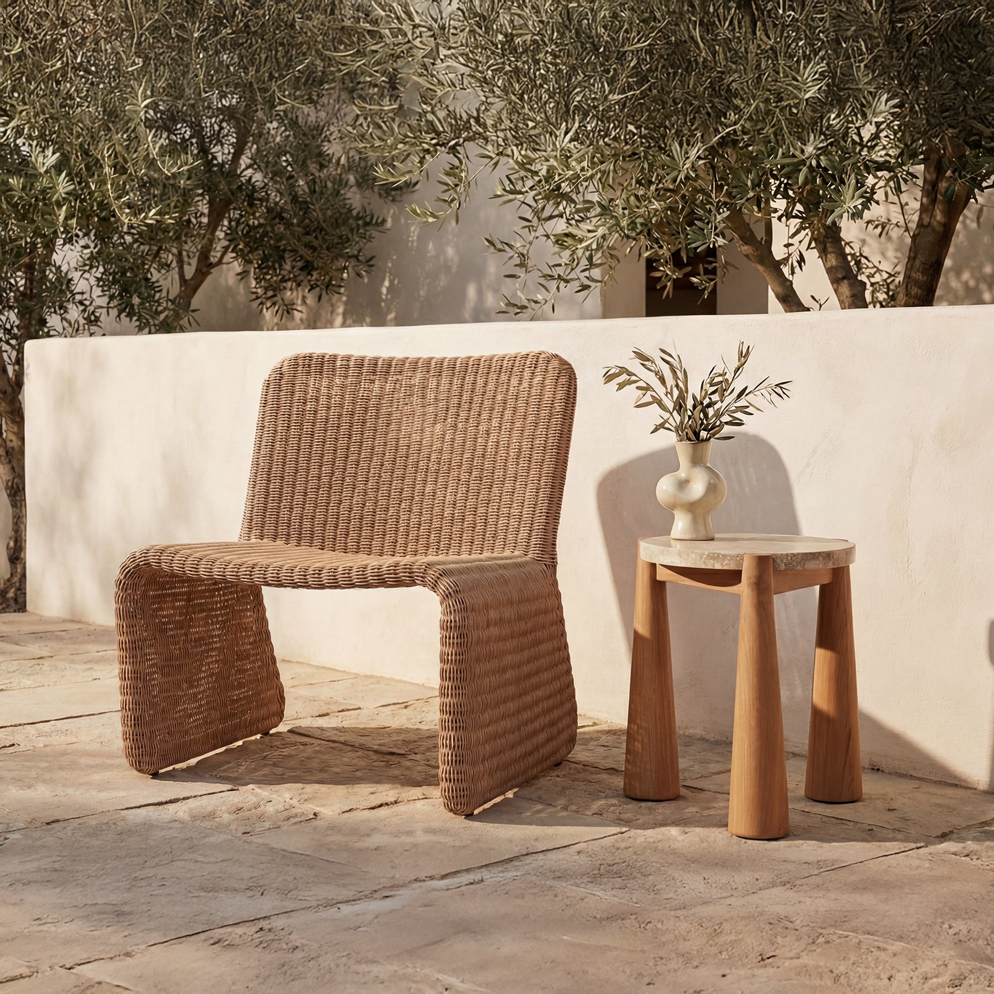 Pax Outdoor Side Table Natural