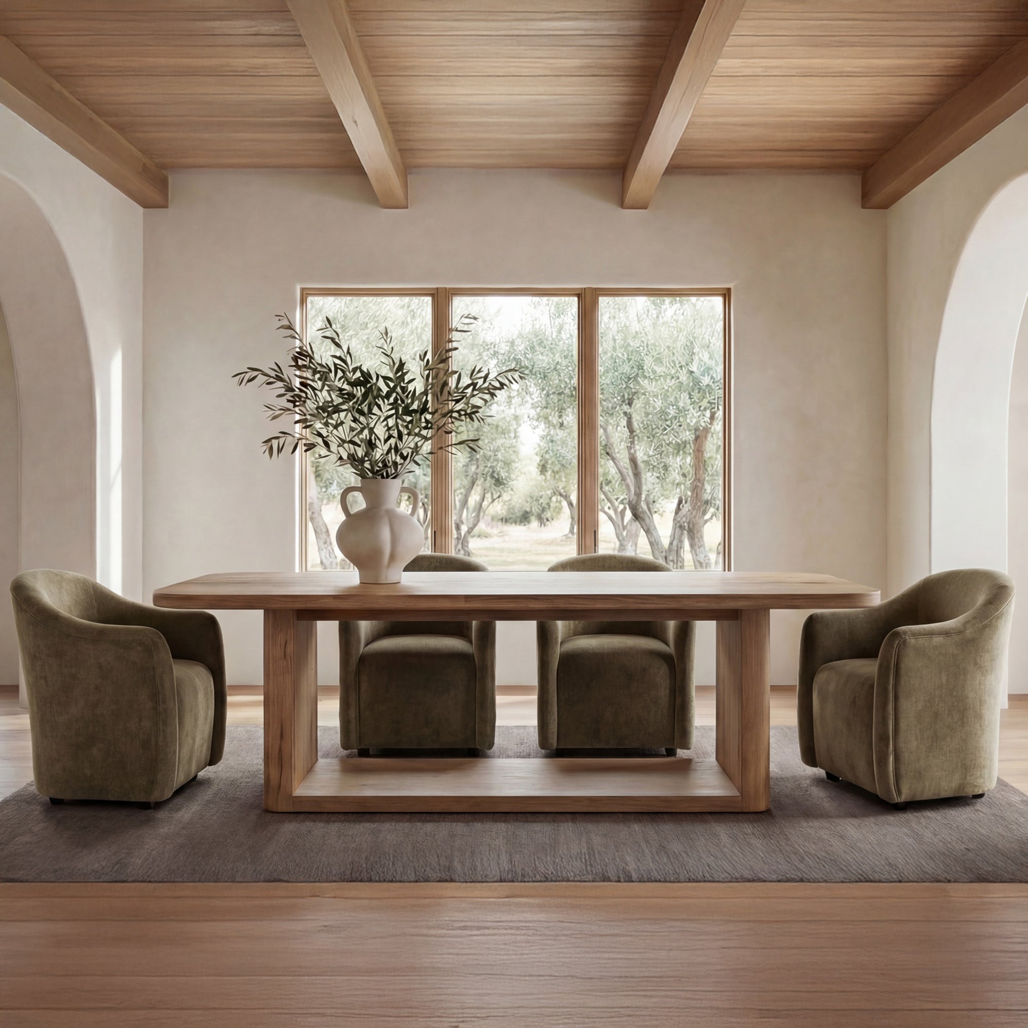 Blake Dining Table Rustic Oak