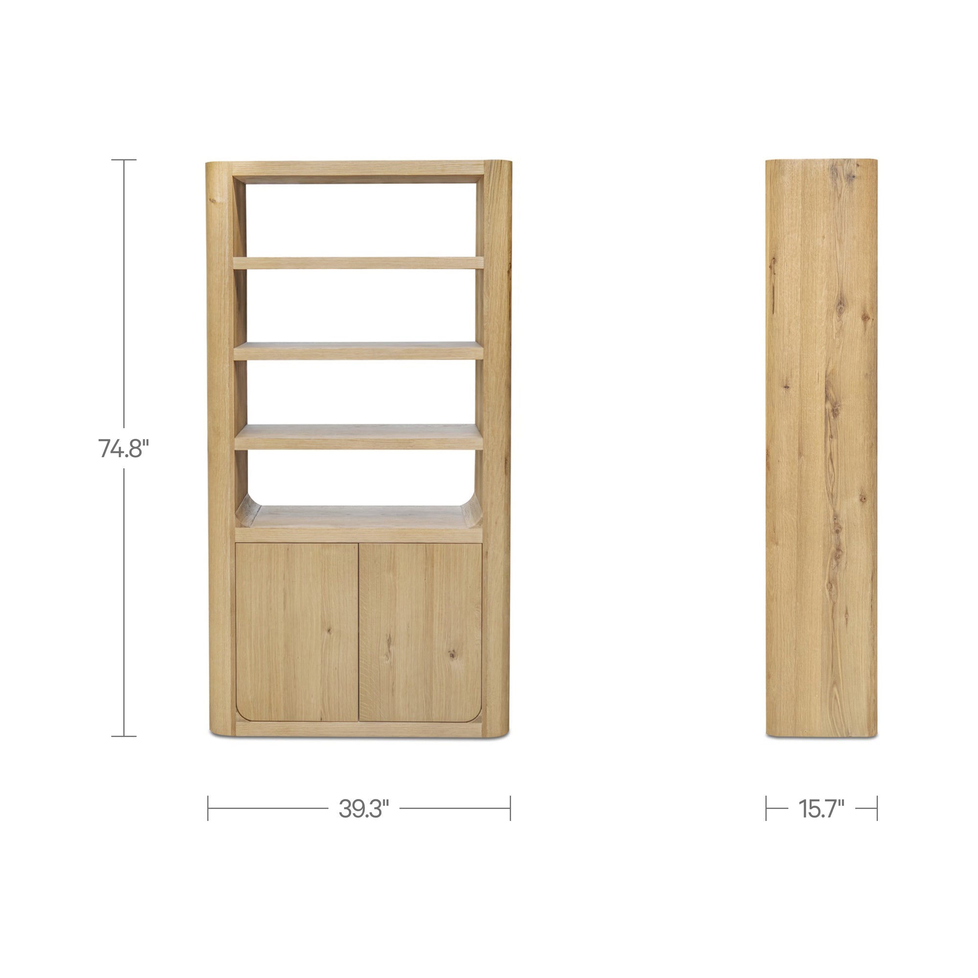 Blake Tall Cabinet Rustic Oak