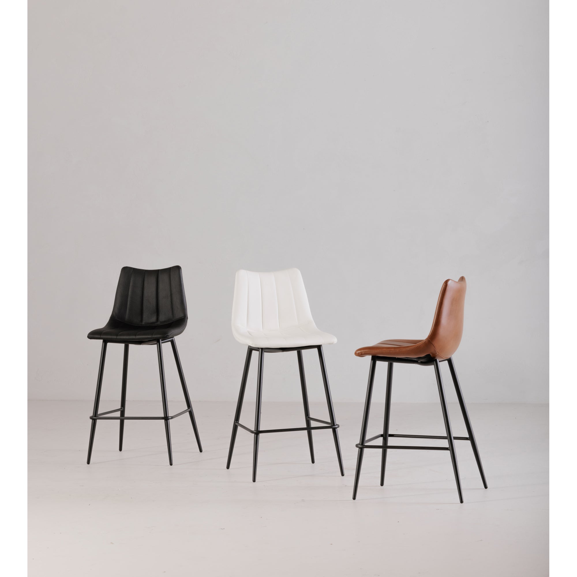 Alibi Bar Stool Matte Black - Set Of Two