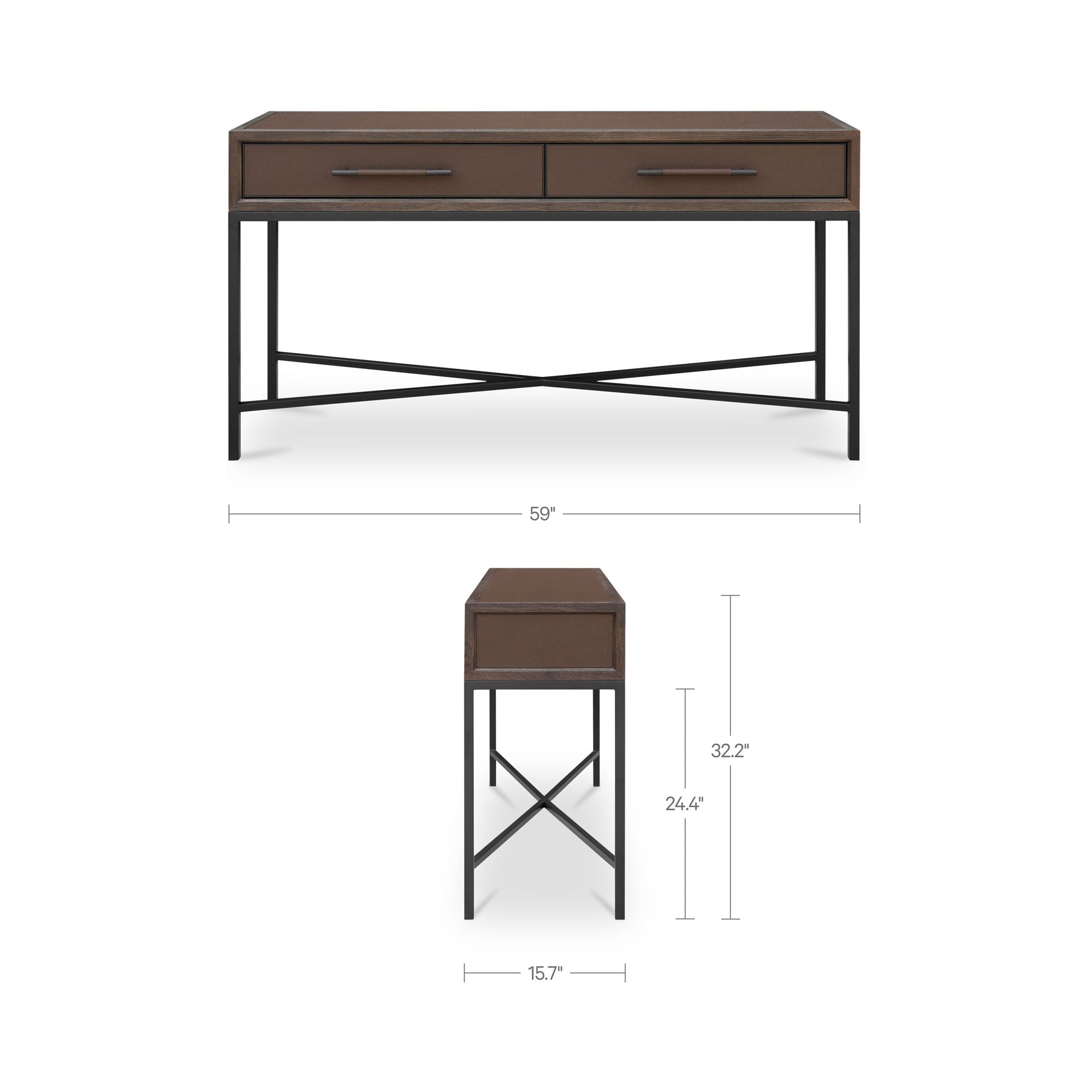 Mako Console Table Brown