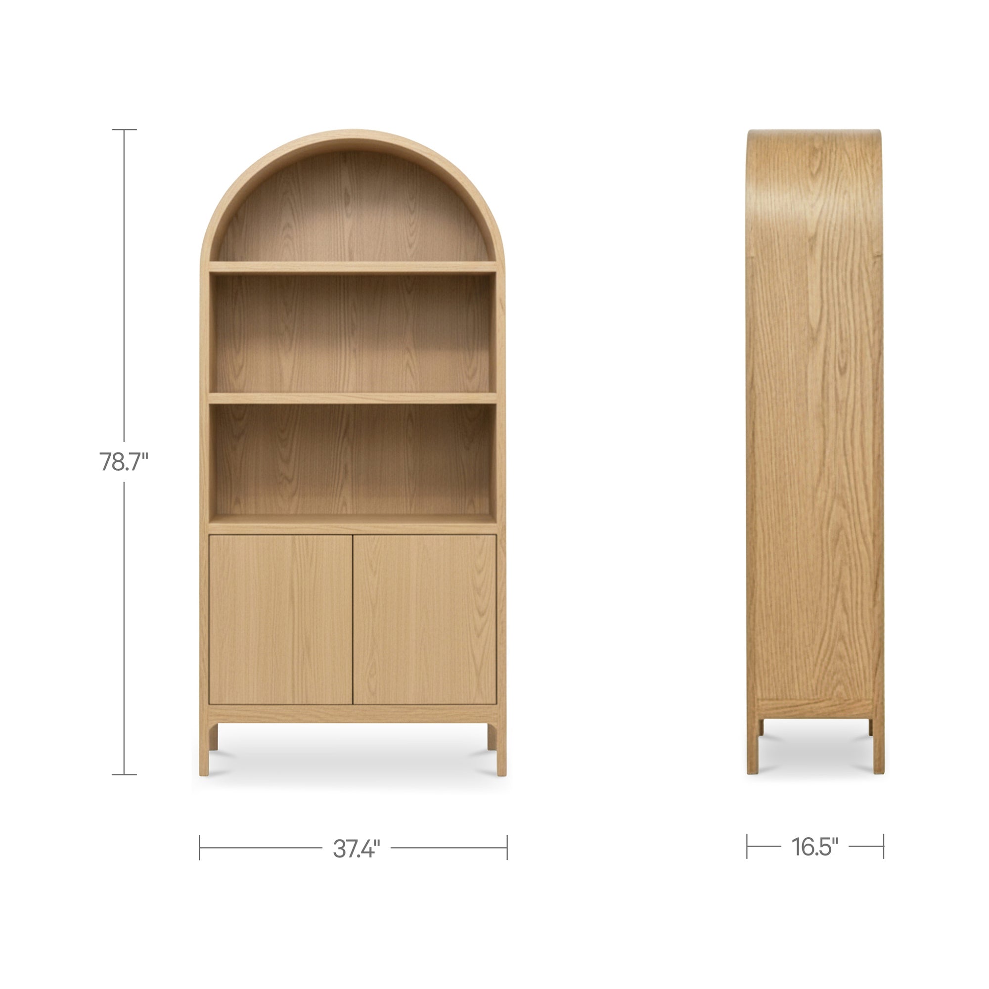 Wilde Display Cabinet Natural