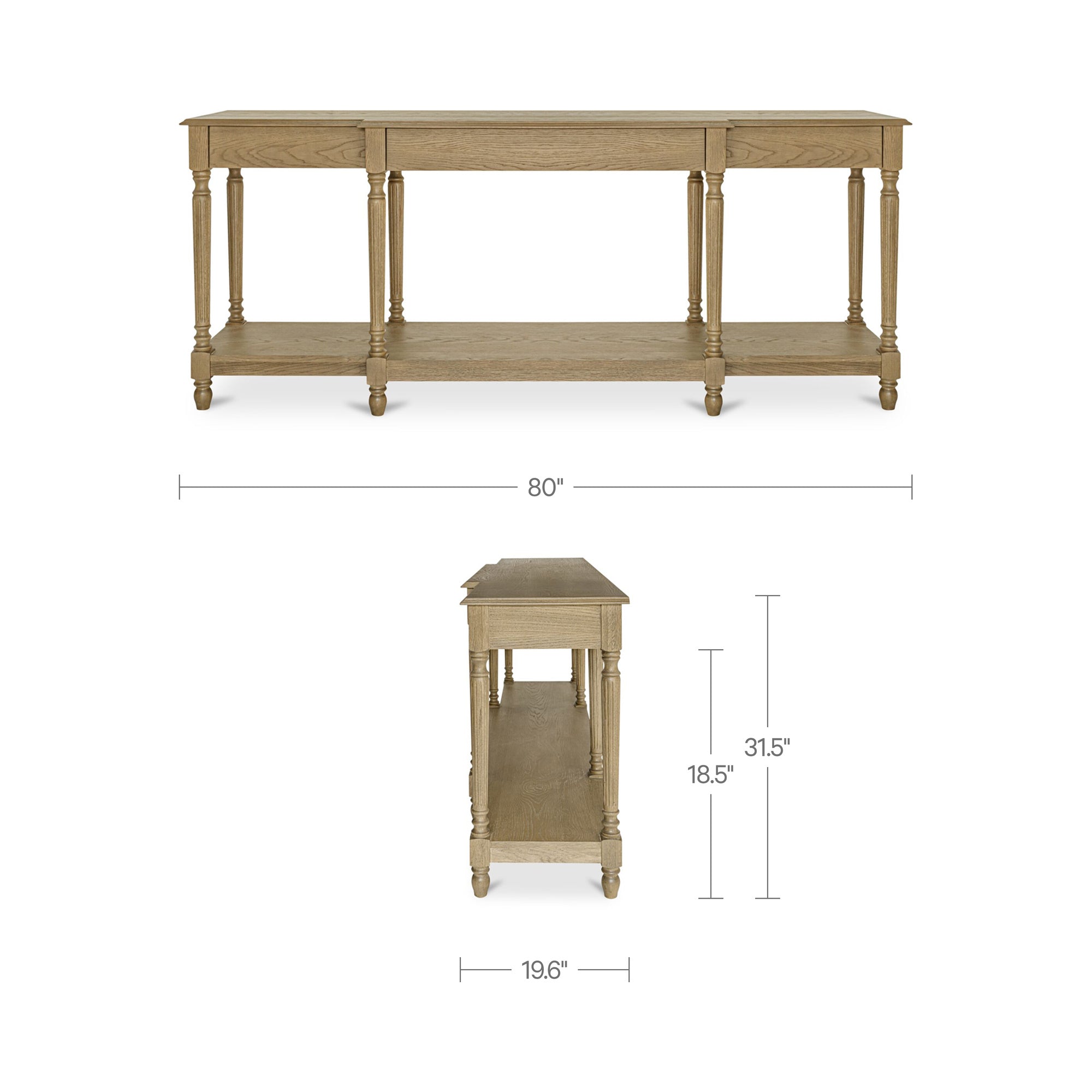 Martha Console Table Brown