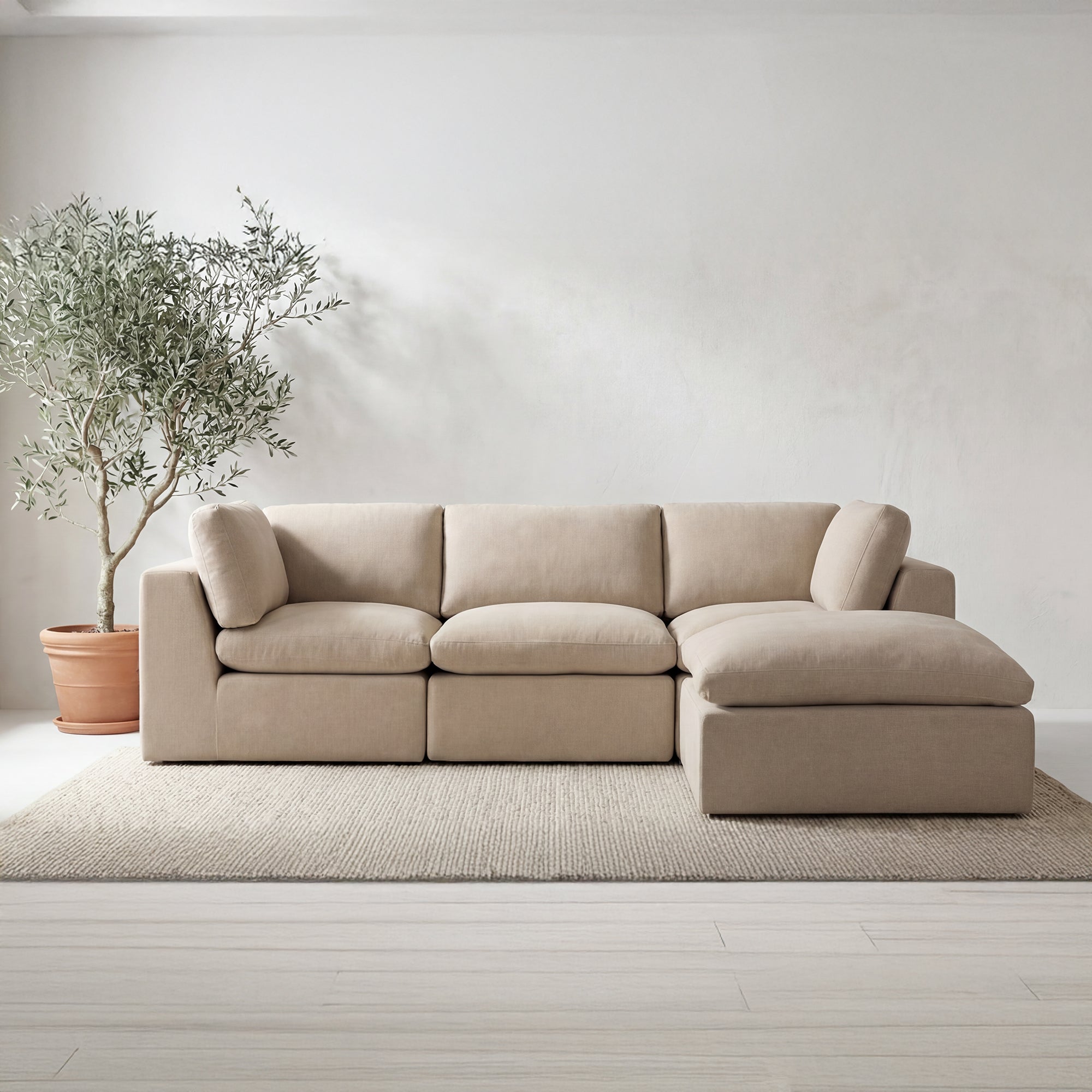 Cates Ottoman Pebble
